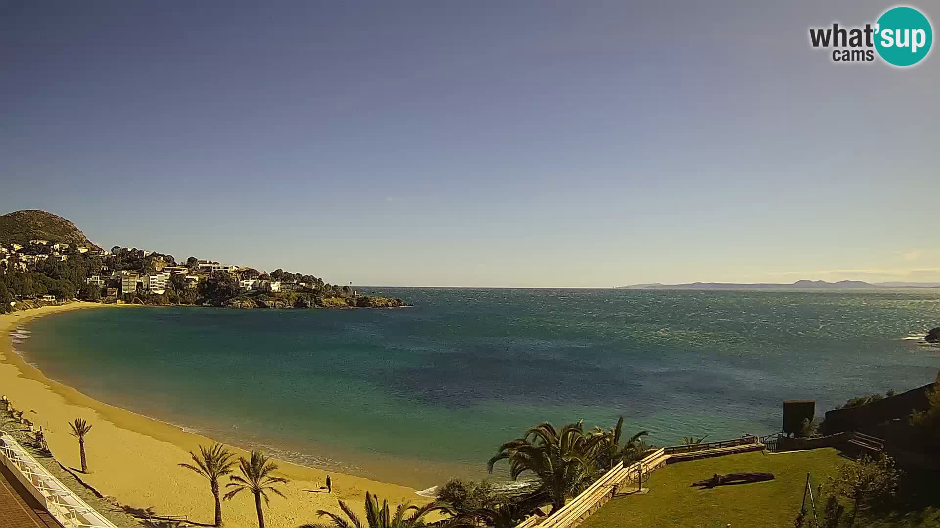 Playa de l’Almadrava camera en vivo Roses – Costa Brava – Espana