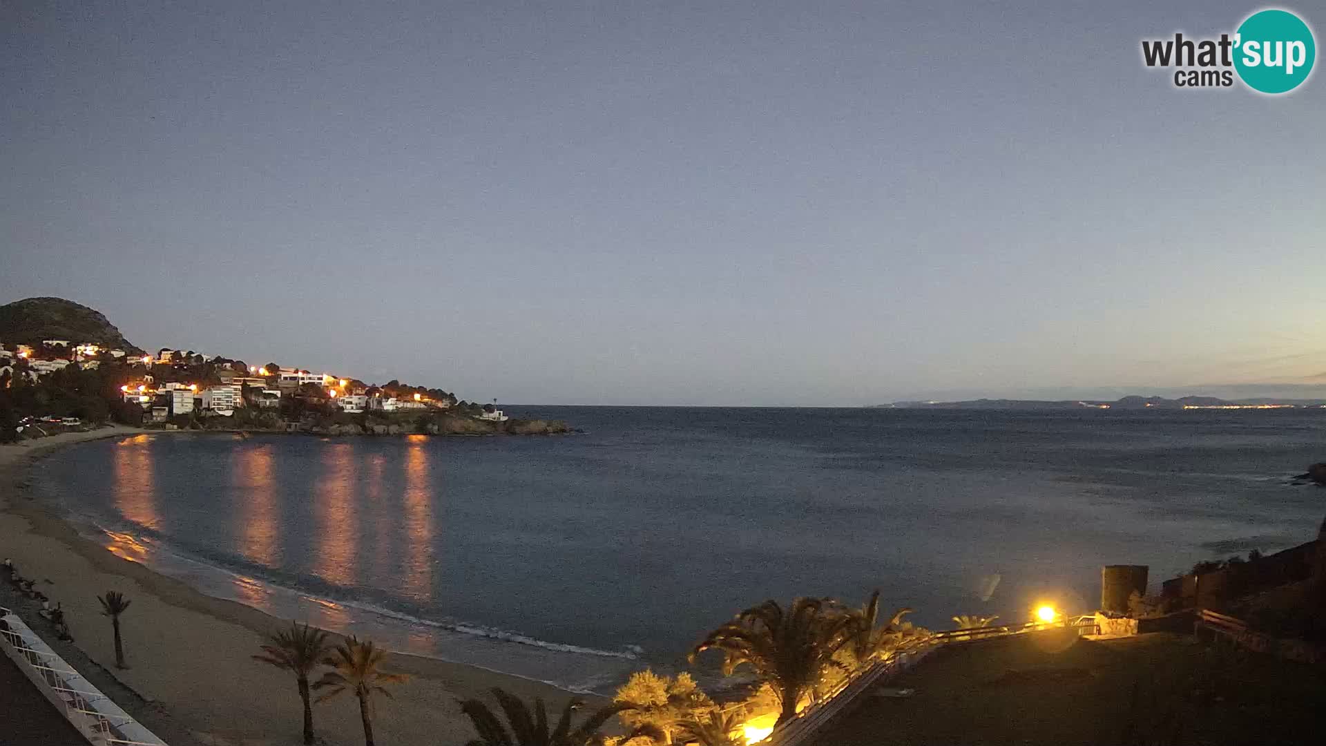 Platja de l’Almadrava beach Live Webcam Roses – Costa Brava – Spain