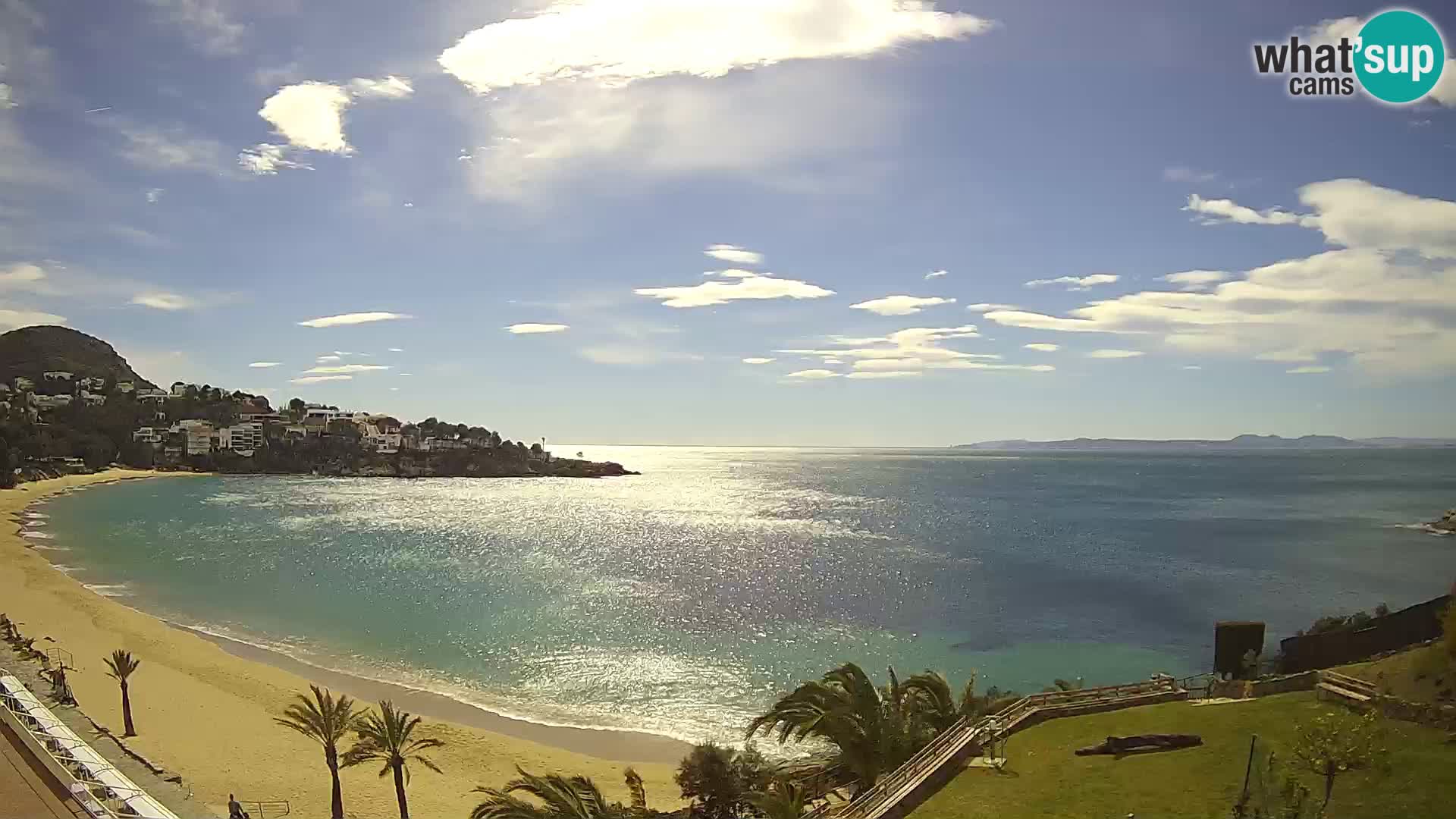 Platja de l’Almadrava Strand Webcam Roses – Costa Brava – Spanien