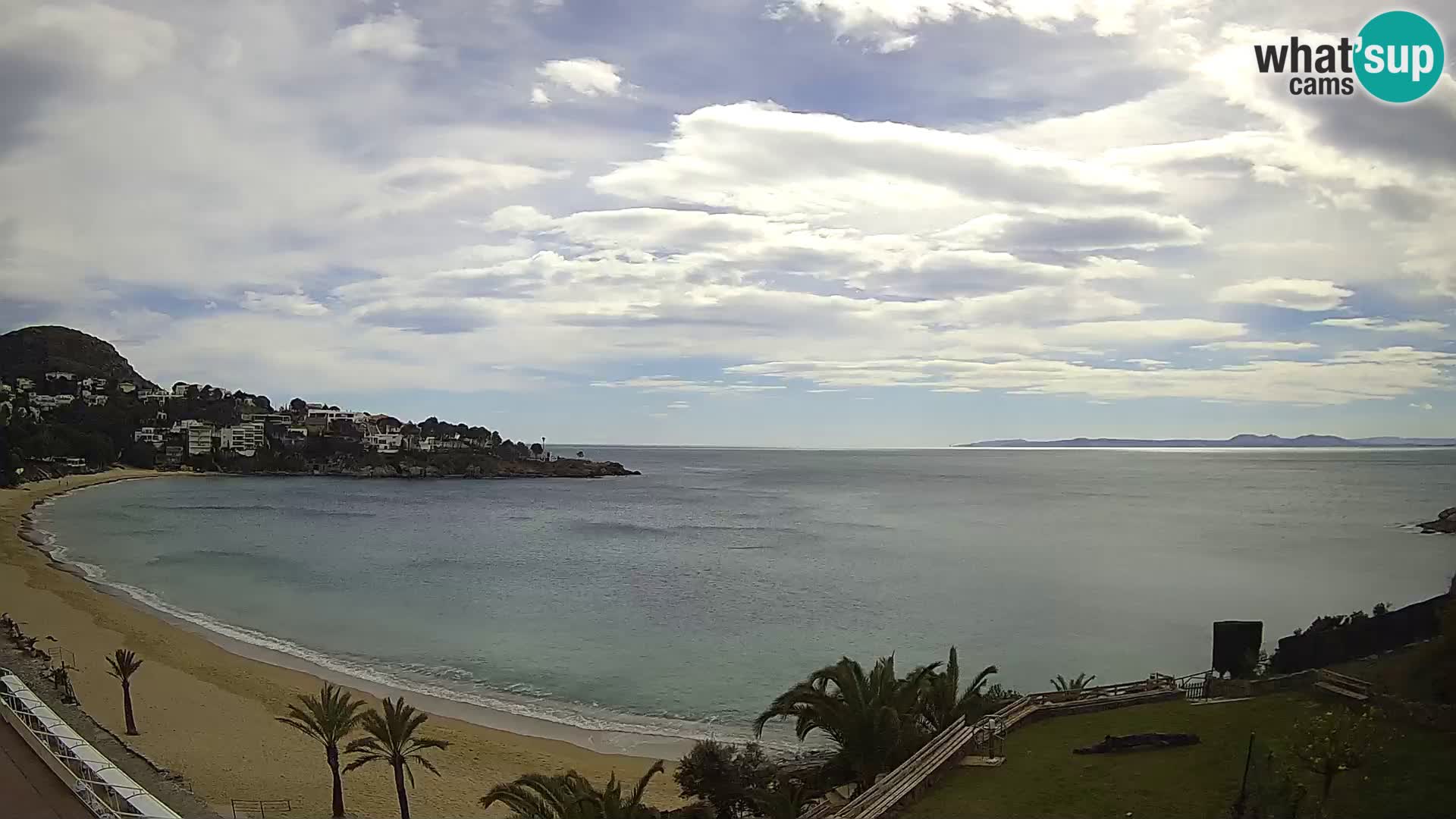 Platja de l’Almadrava Strand Webcam Roses – Costa Brava – Spanien