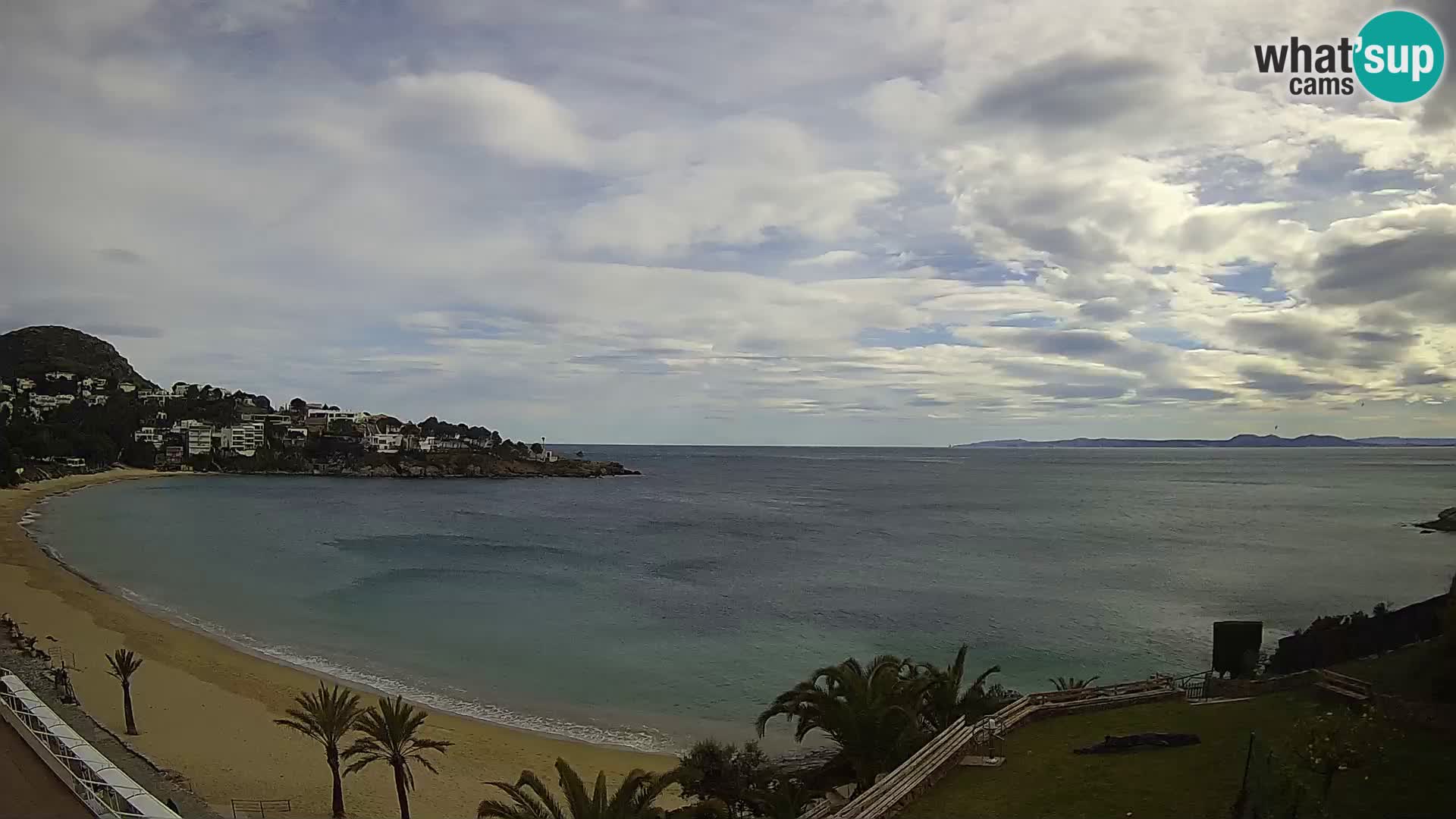 Platja de l’Almadrava Strand Webcam Roses – Costa Brava – Spanien