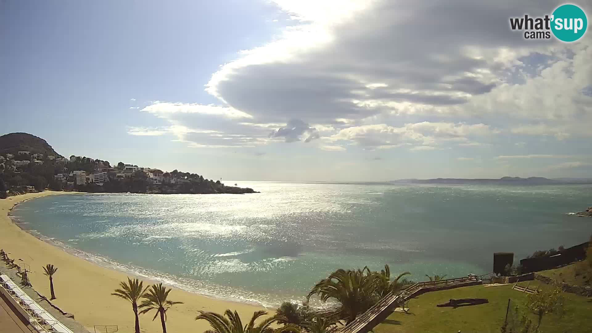 Plage de l’Almadrava Livecam Roses – Costa Brava – Espagne