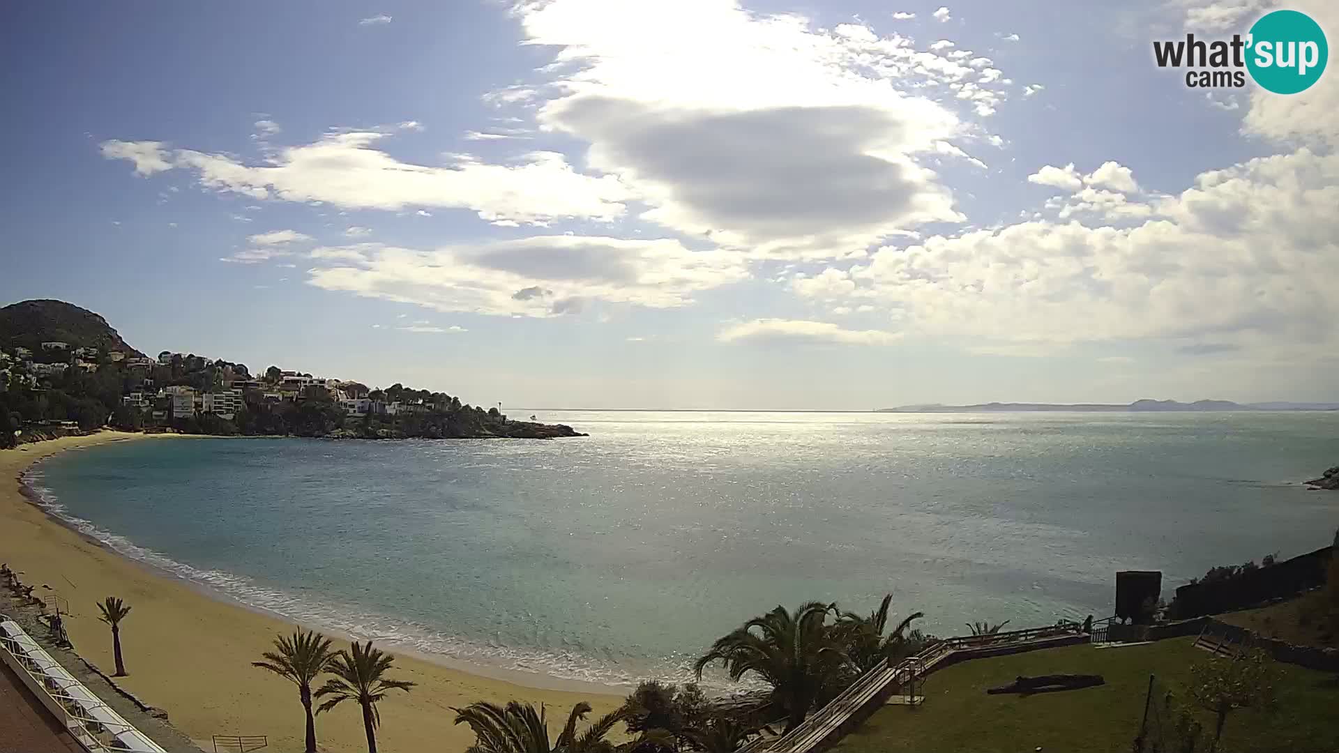 Plage de l’Almadrava Livecam Roses – Costa Brava – Espagne