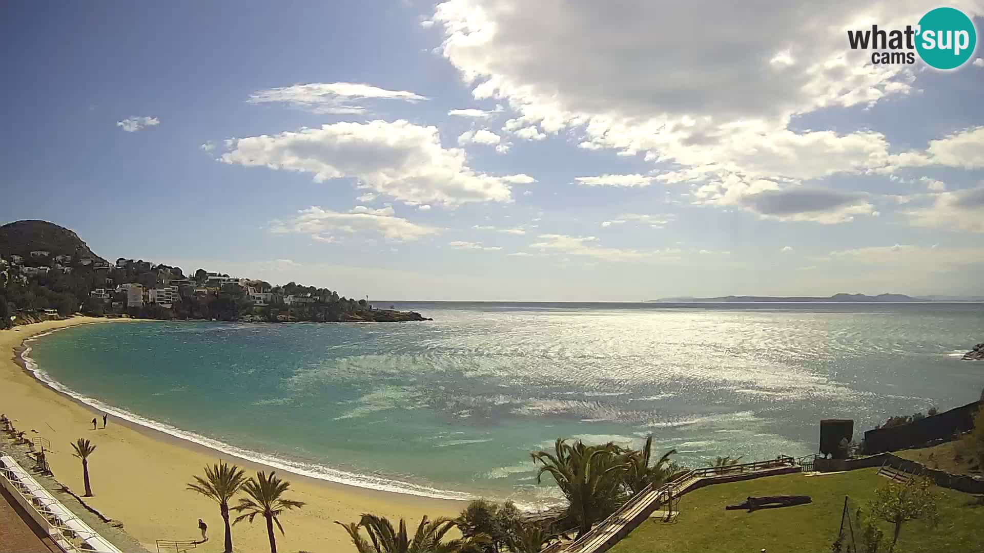 Plage de l’Almadrava Livecam Roses – Costa Brava – Espagne