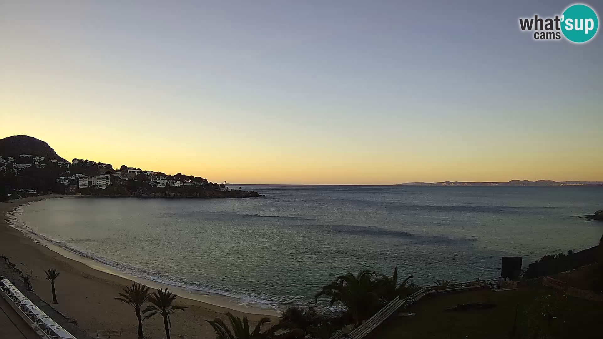 Platja de l’Almadrava Strand Webcam Roses – Costa Brava – Spanien