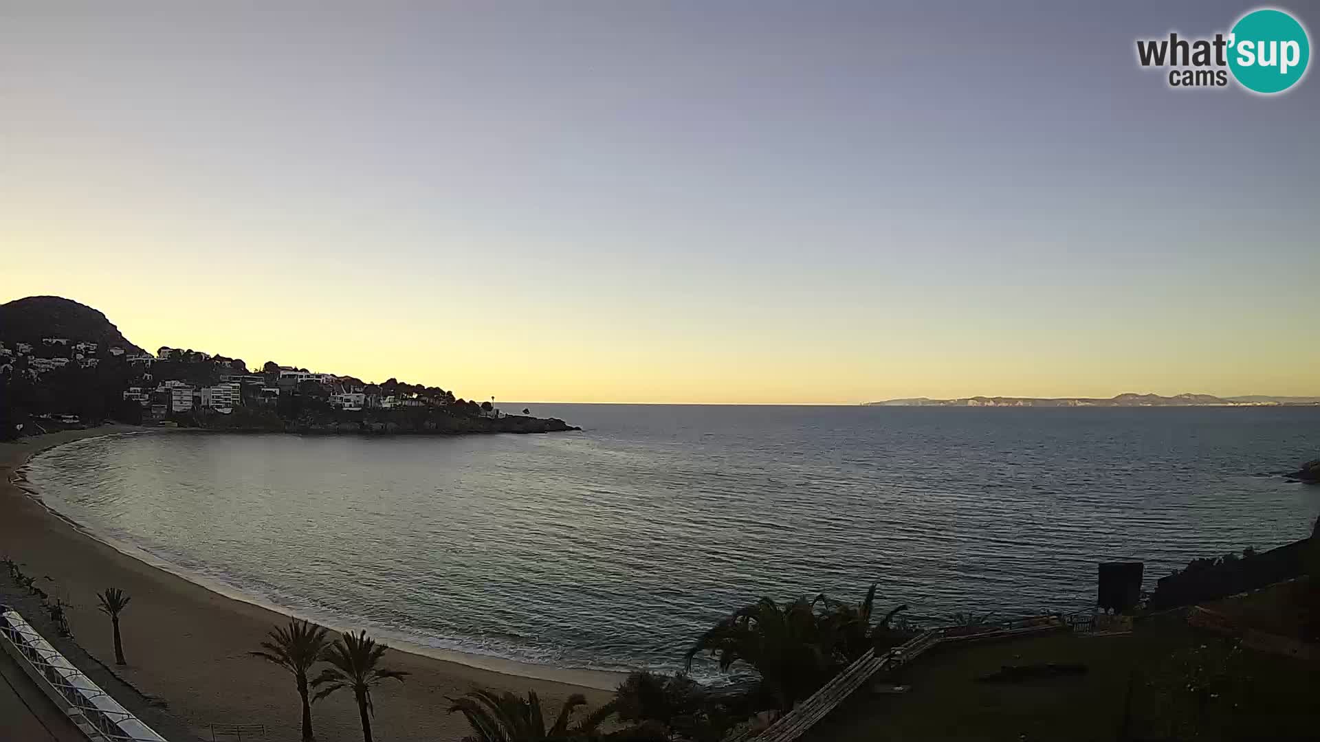 Plage de l’Almadrava Livecam Roses – Costa Brava – Espagne