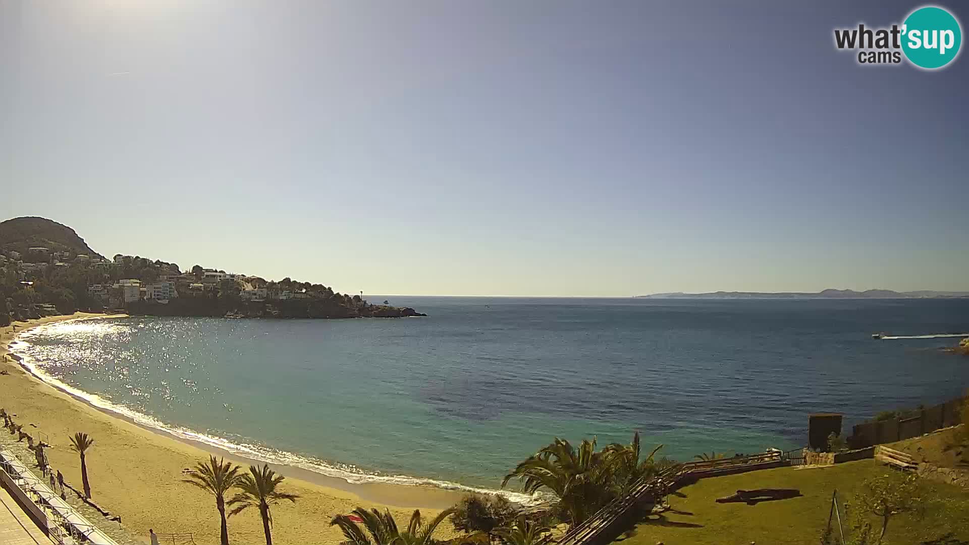 Playa de l’Almadrava camera en vivo Roses – Costa Brava – Espana