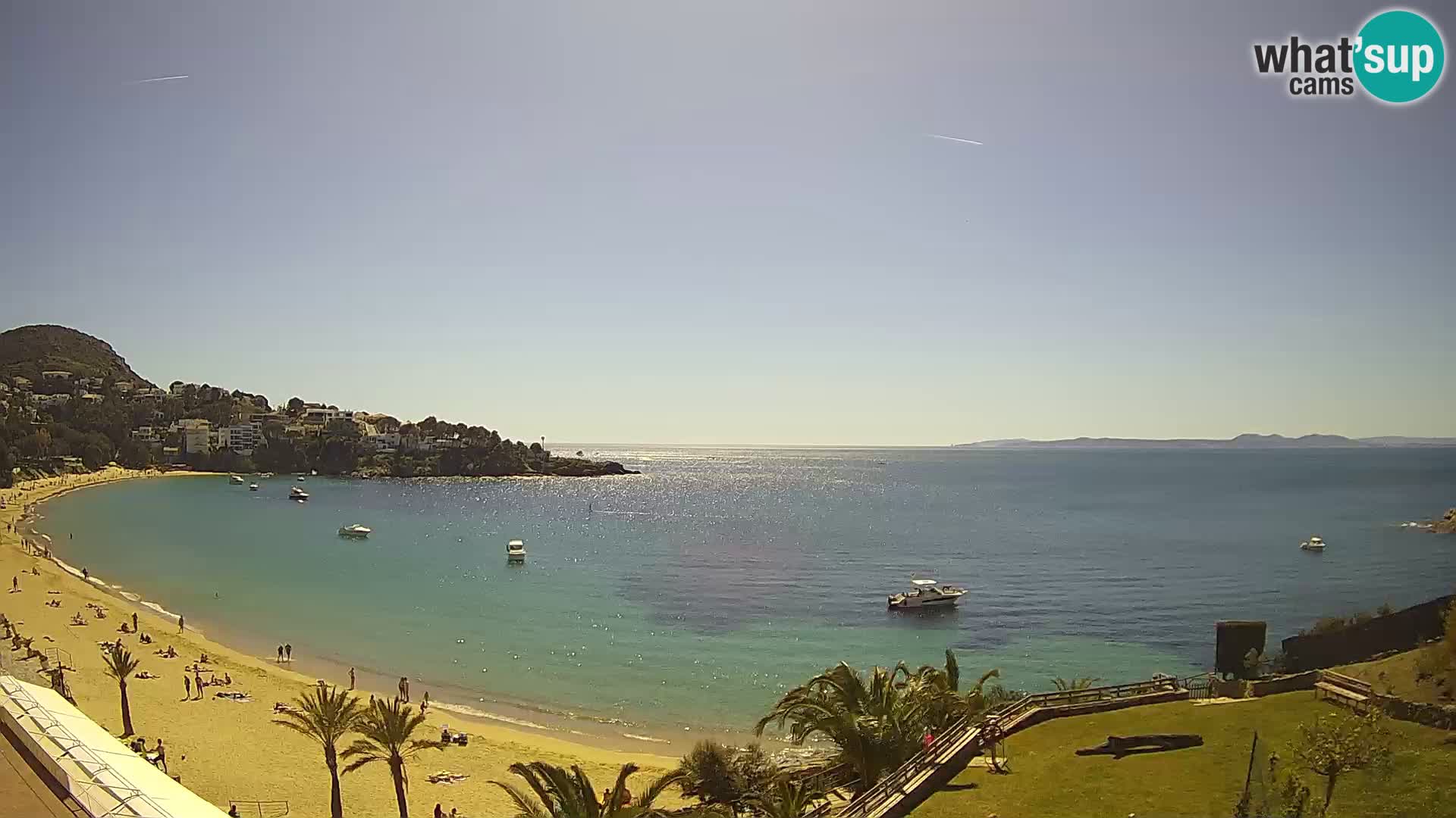 Playa de l’Almadrava camera en vivo Roses – Costa Brava – Espana