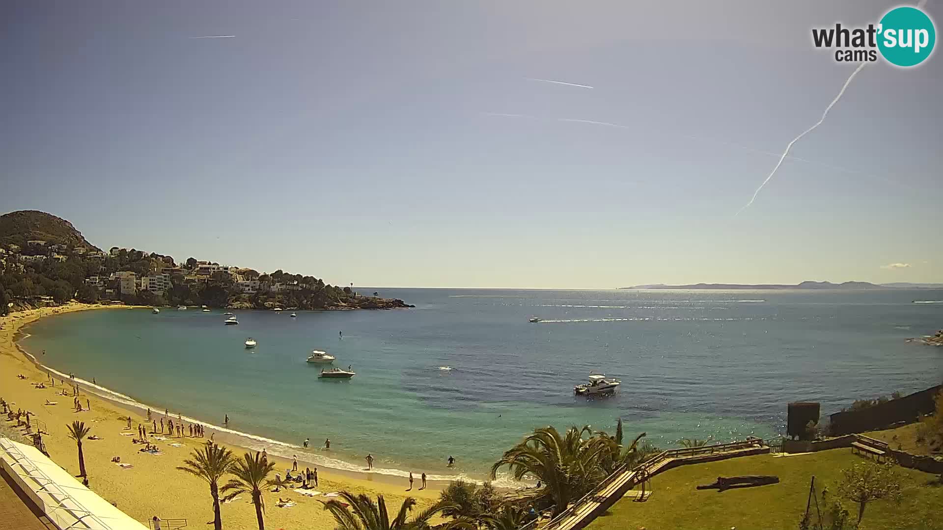 Platja de l’Almadrava beach Live Webcam Roses – Costa Brava – Spain