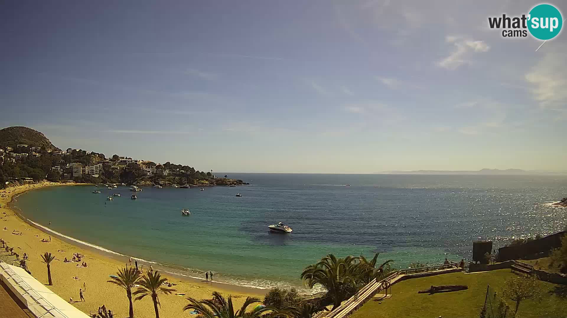 Platja de l’Almadrava beach Live Webcam Roses – Costa Brava – Spain