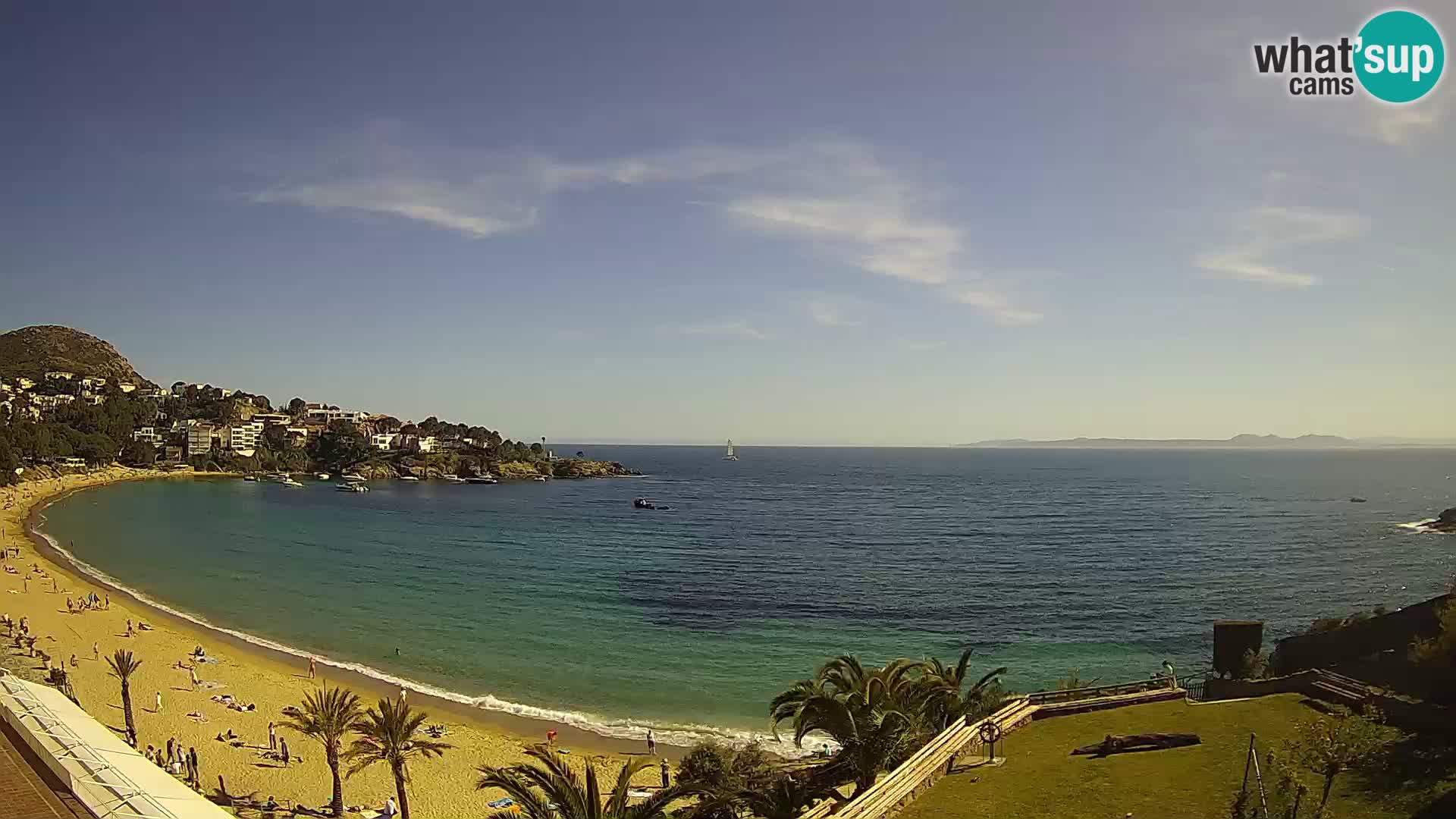 Platja de l’Almadrava Strand Webcam Roses – Costa Brava – Spanien