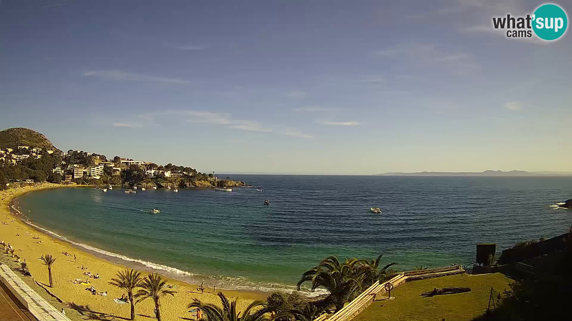 Playa de l’Almadrava camera en vivo Roses – Costa Brava – Espana
