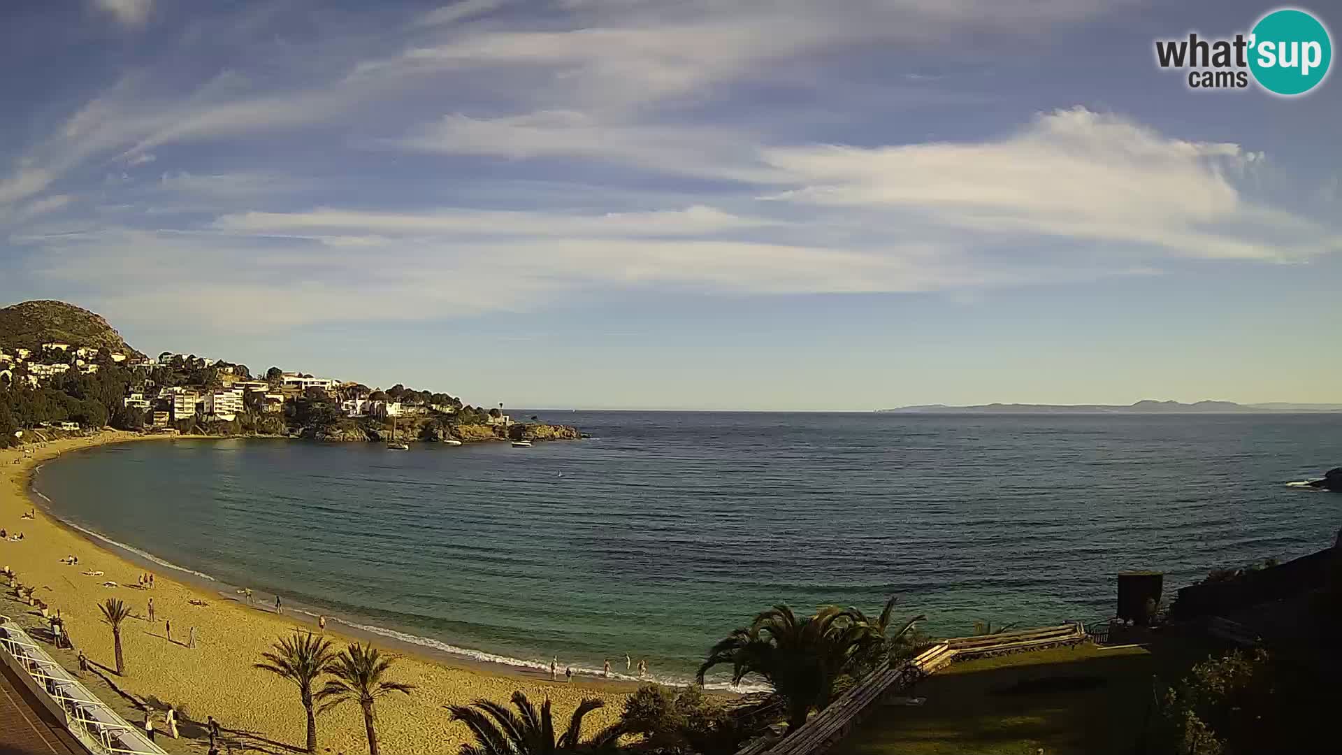 Platja de l’Almadrava beach Live Webcam Roses – Costa Brava – Spain