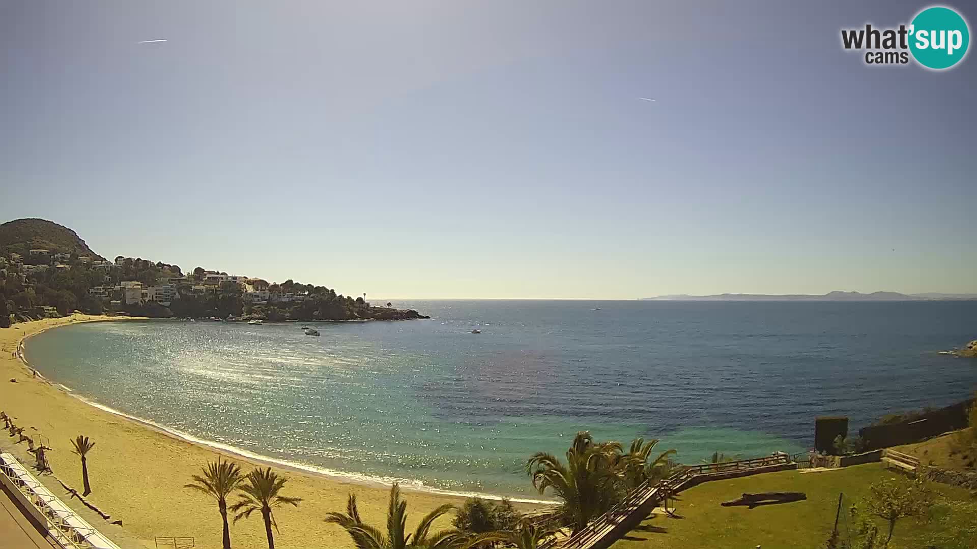 Playa de l’Almadrava camera en vivo Roses – Costa Brava – Espana