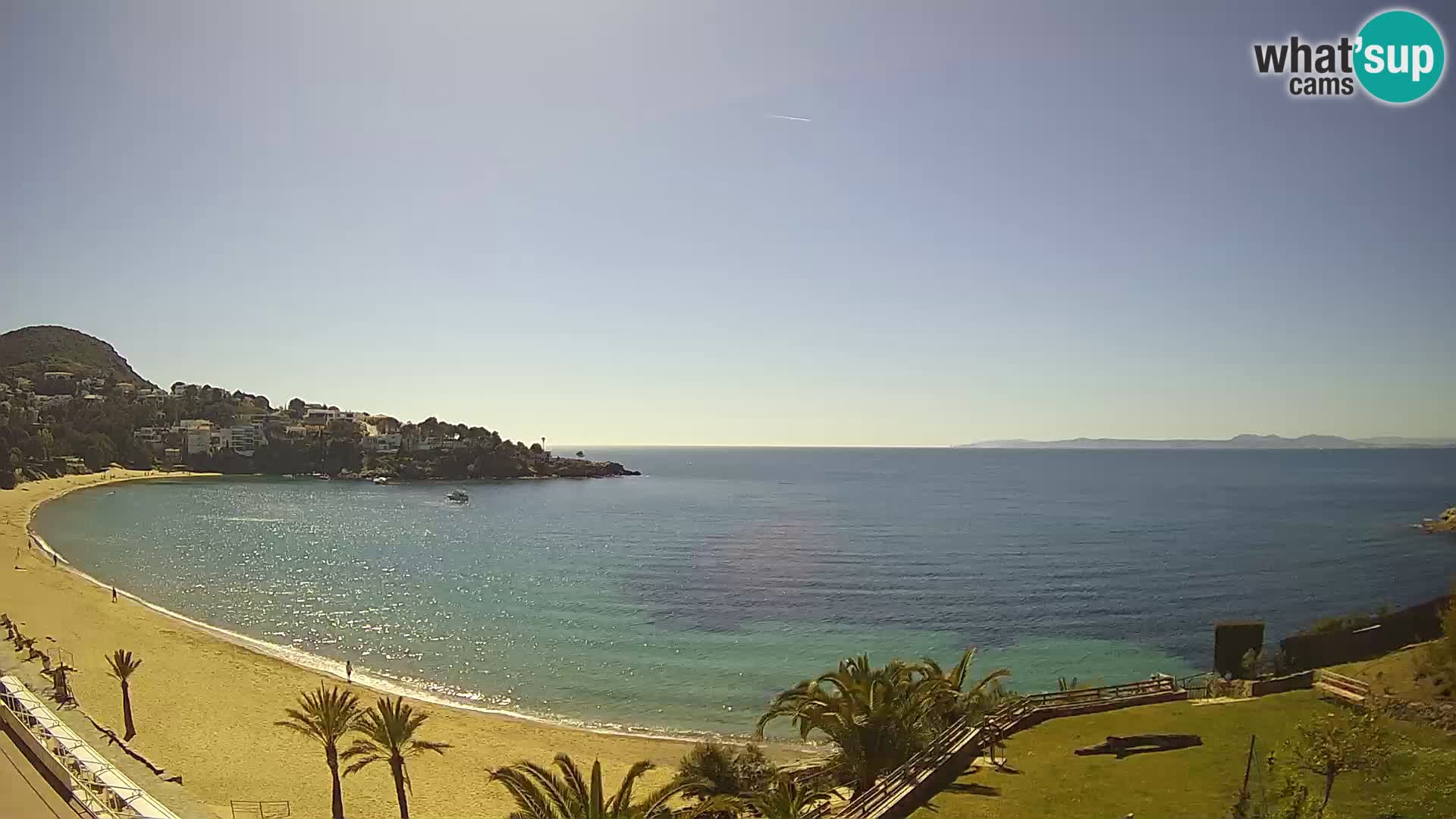 Platja de l’Almadrava beach Live Webcam Roses – Costa Brava – Spain