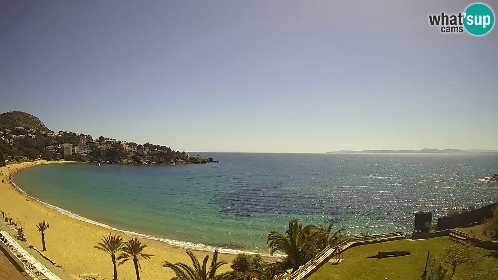 Plaža de l’Almadrava web kamera Roses – Costa Brava – Španjolska