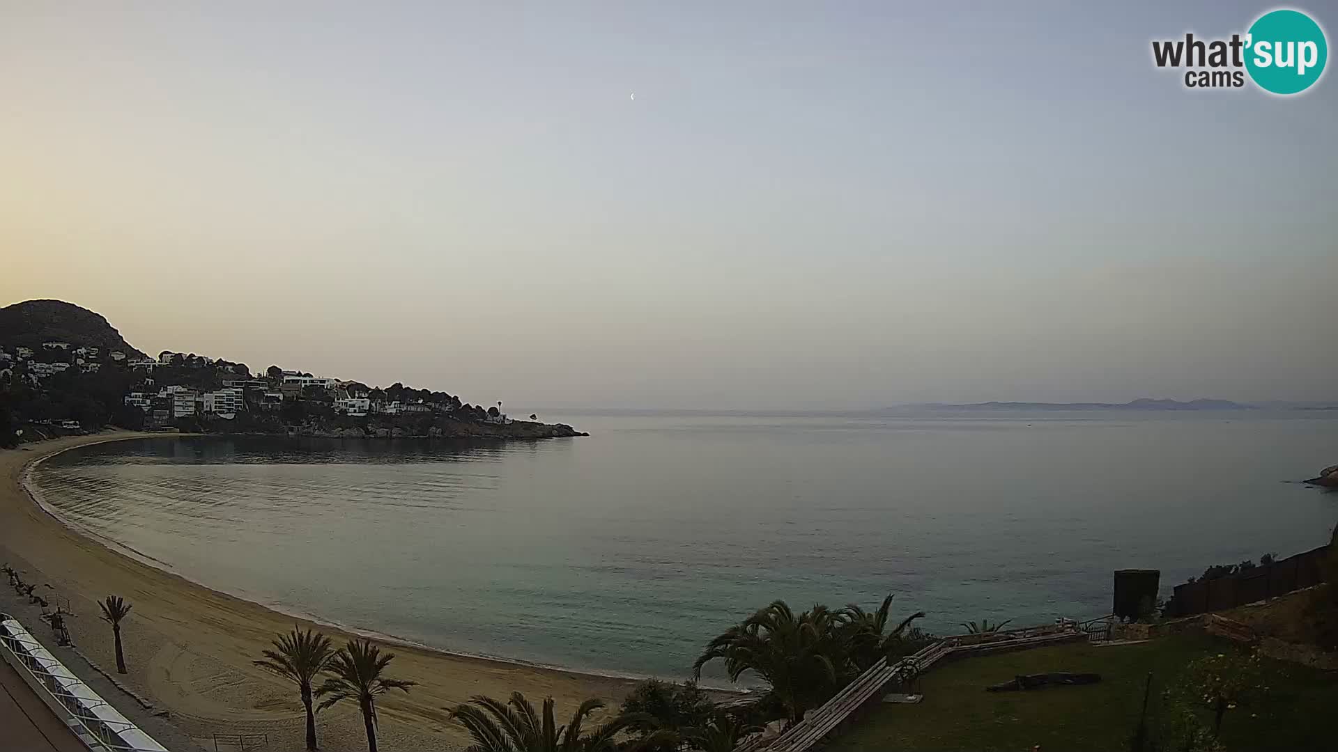 Platja de l’Almadrava Strand Webcam Roses – Costa Brava – Spanien