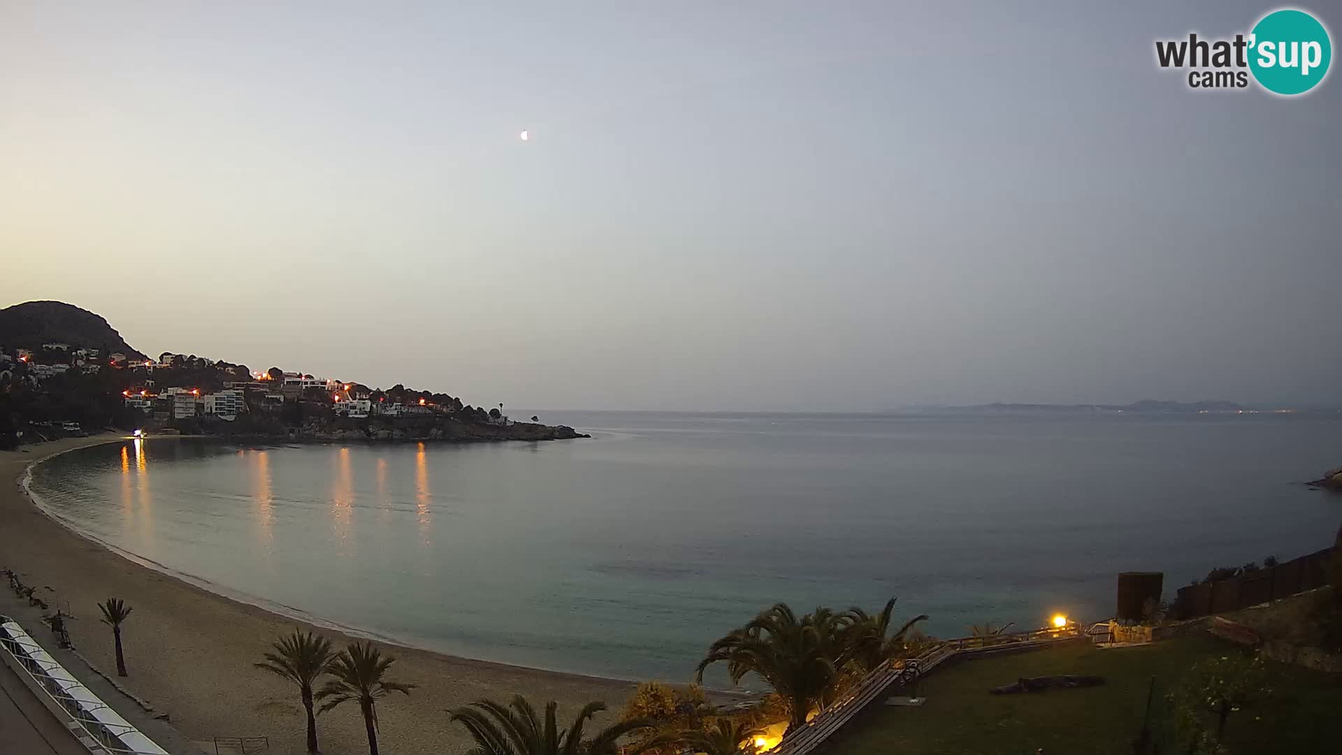 Playa de l’Almadrava camera en vivo Roses – Costa Brava – Espana
