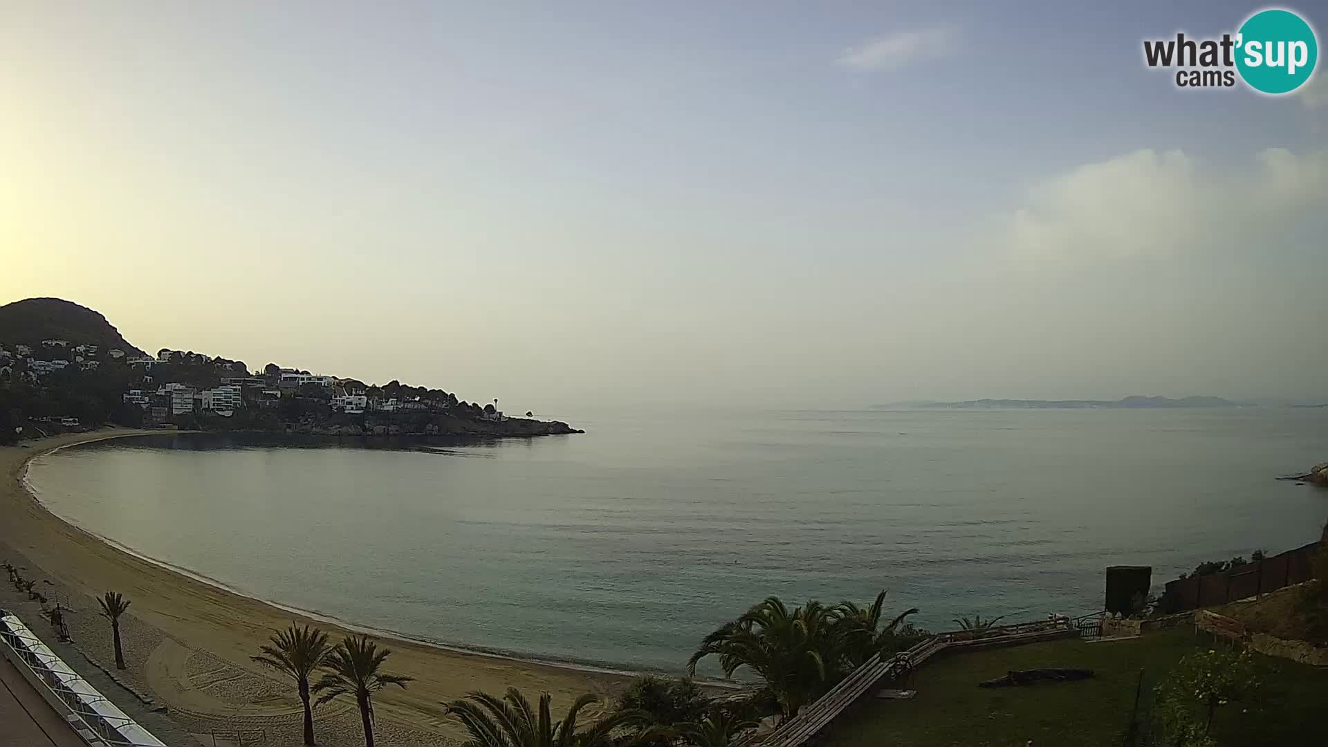 Plaža de l’Almadrava Spletna kamera Roses – Costa Brava – Španija