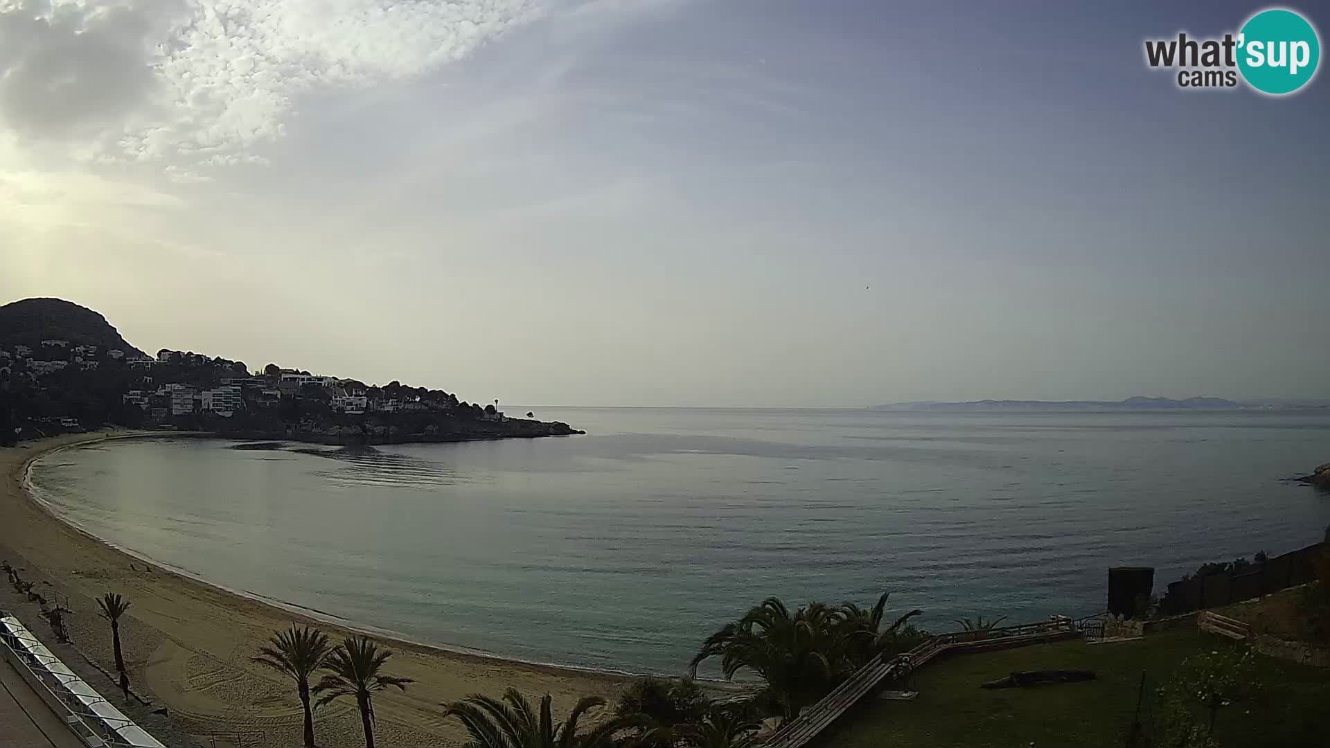 Playa de l’Almadrava camera en vivo Roses – Costa Brava – Espana