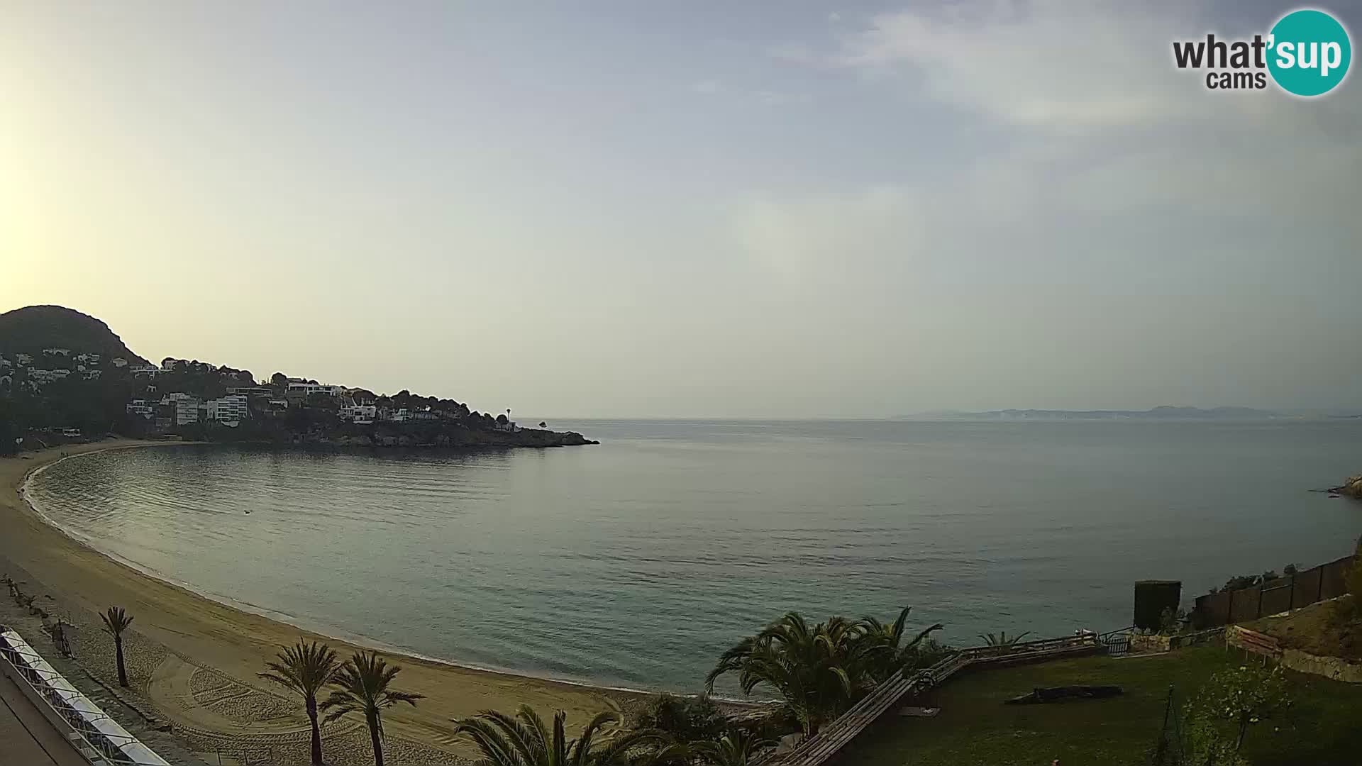 Plaža de l’Almadrava Spletna kamera Roses – Costa Brava – Španija