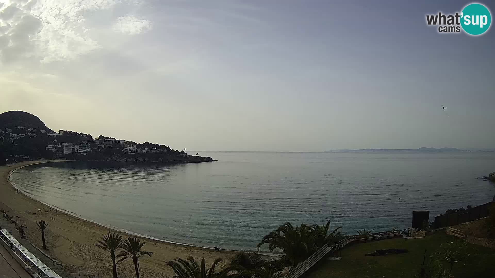 Plage de l’Almadrava Livecam Roses – Costa Brava – Espagne