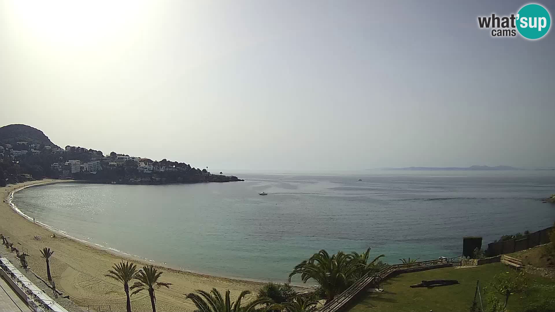 Playa de l’Almadrava camera en vivo Roses – Costa Brava – Espana