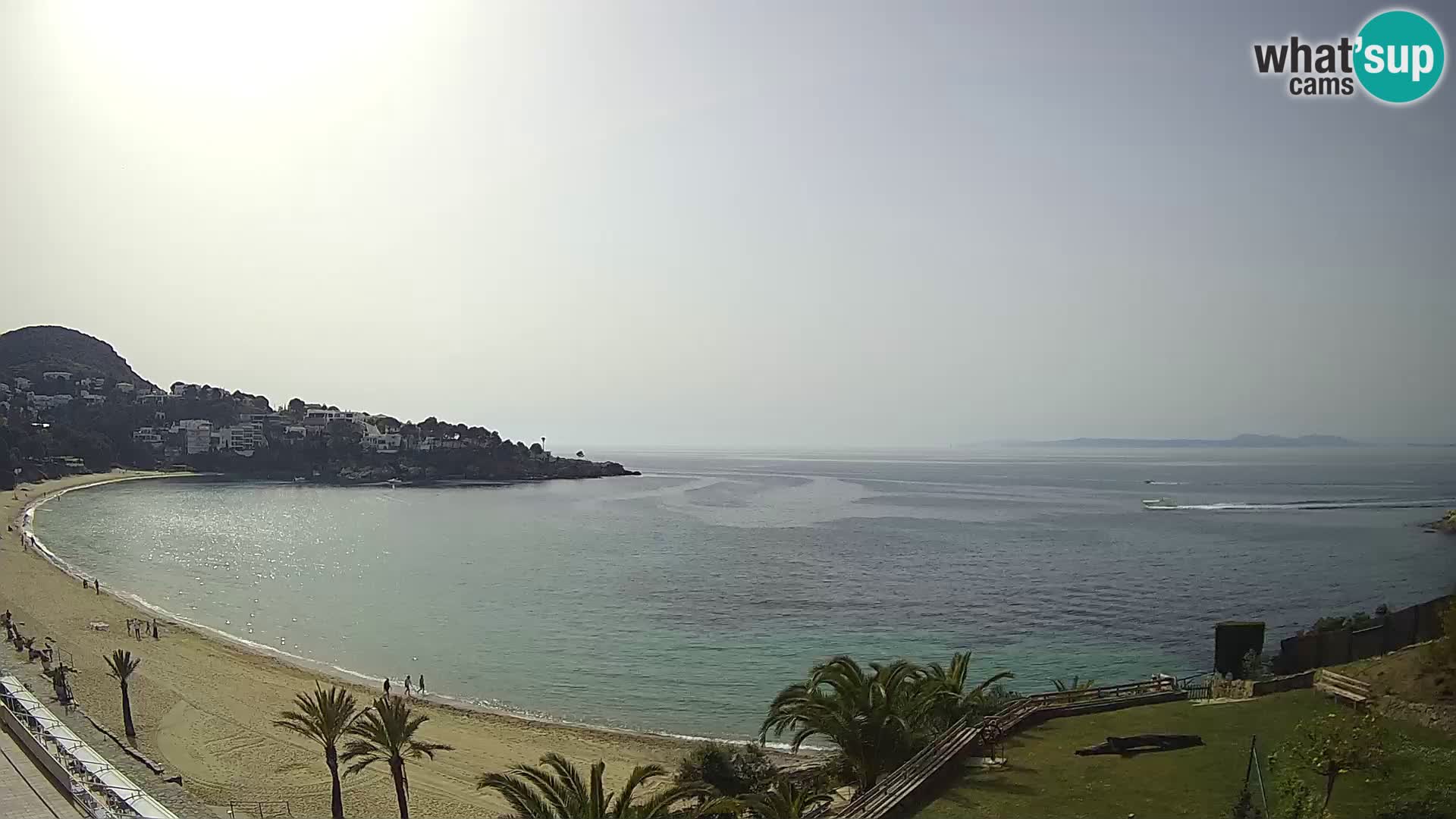 Plaža de l’Almadrava Spletna kamera Roses – Costa Brava – Španija