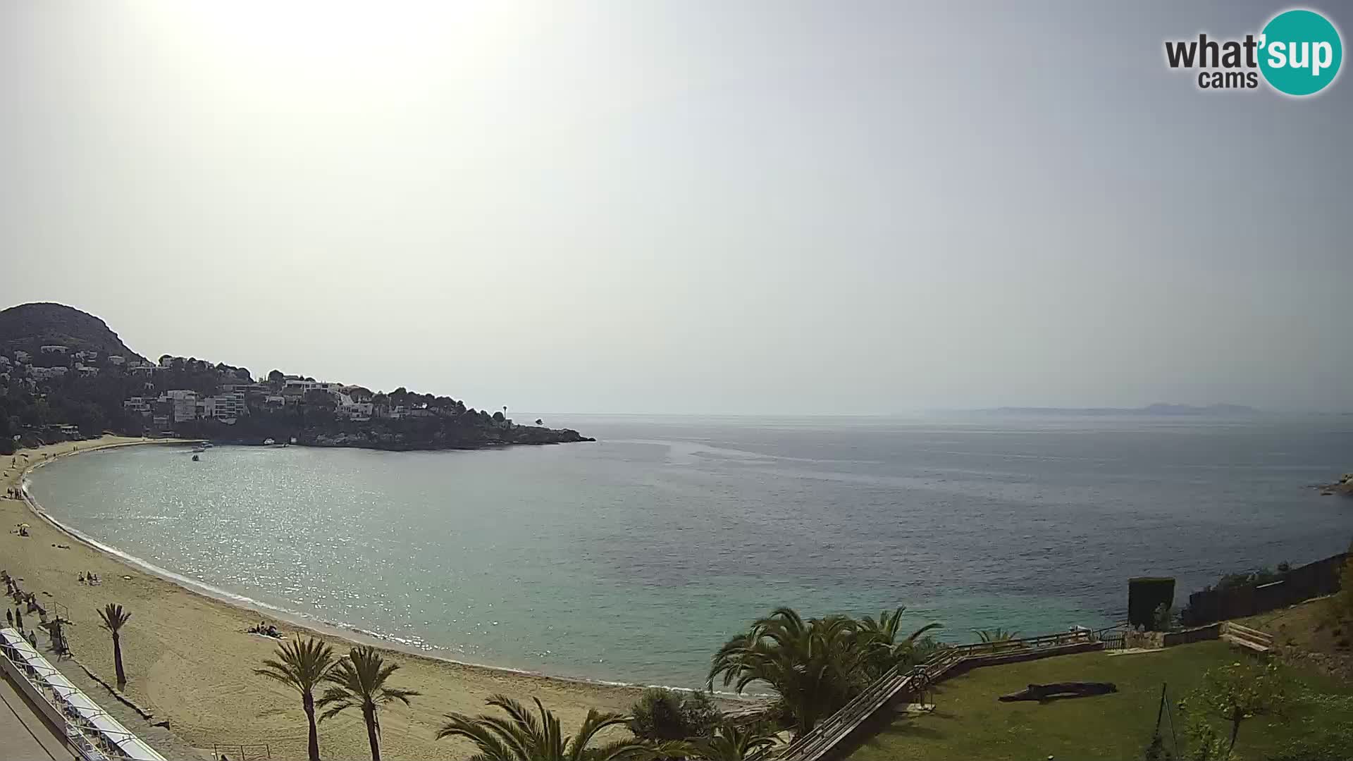 Platja de l’Almadrava beach Live Webcam Roses – Costa Brava – Spain