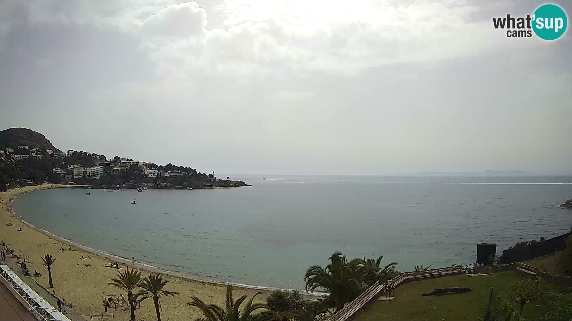 Platja de l’Almadrava beach Live Webcam Roses – Costa Brava – Spain