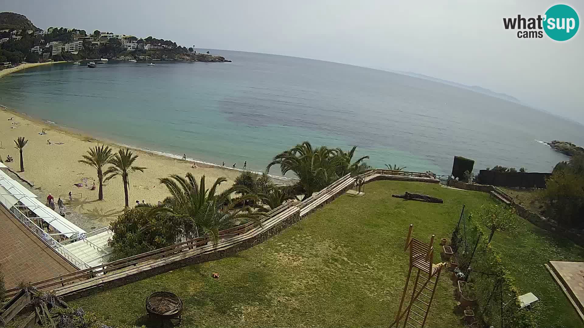 Playa de l’Almadrava camera en vivo Roses – Costa Brava – Espana