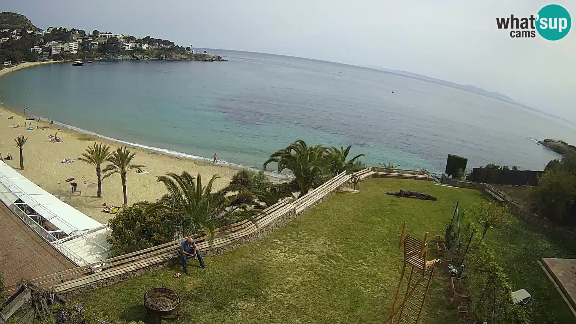 Playa de l’Almadrava camera en vivo Roses – Costa Brava – Espana