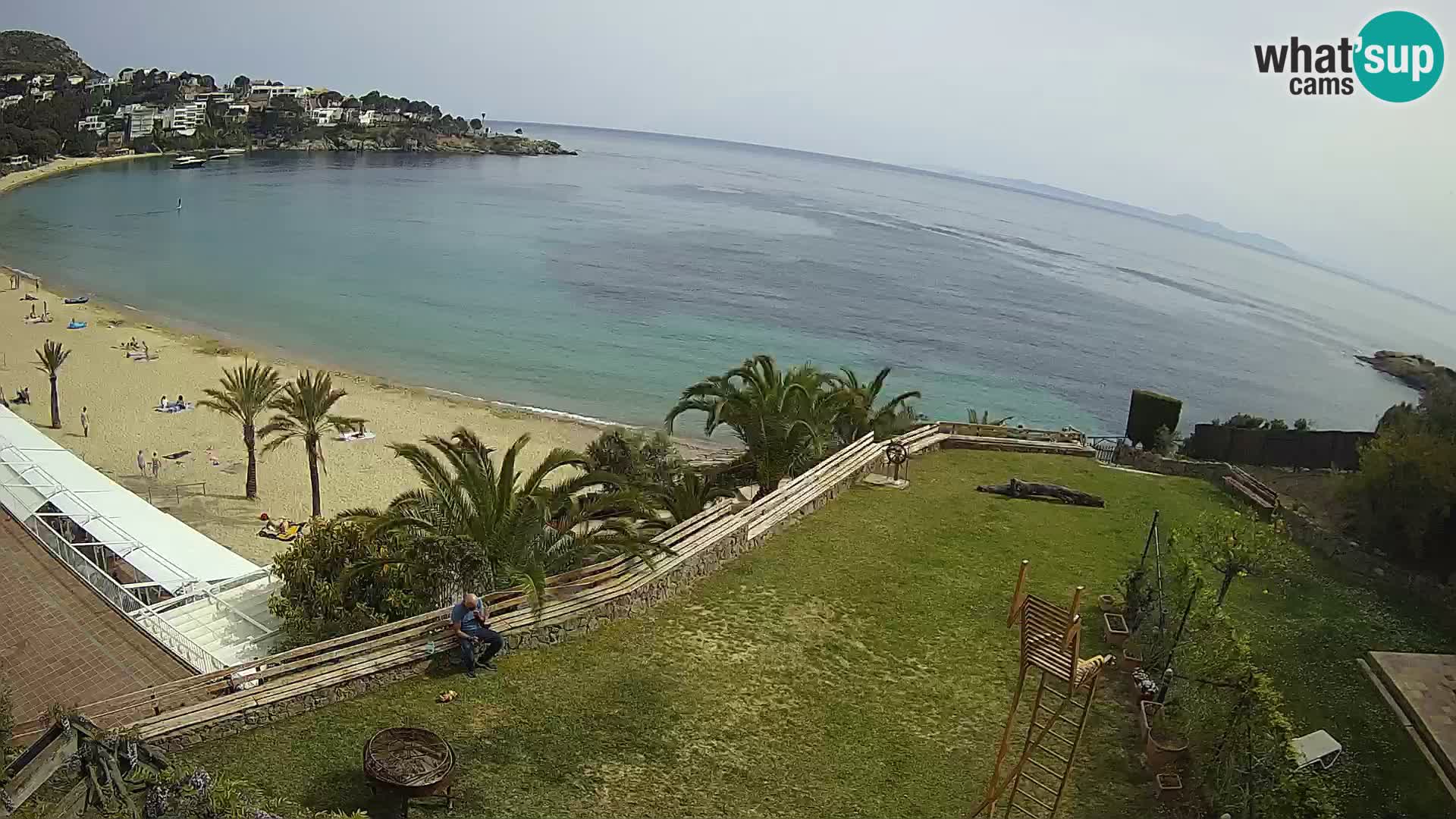 Platja de l’Almadrava beach Live Webcam Roses – Costa Brava – Spain