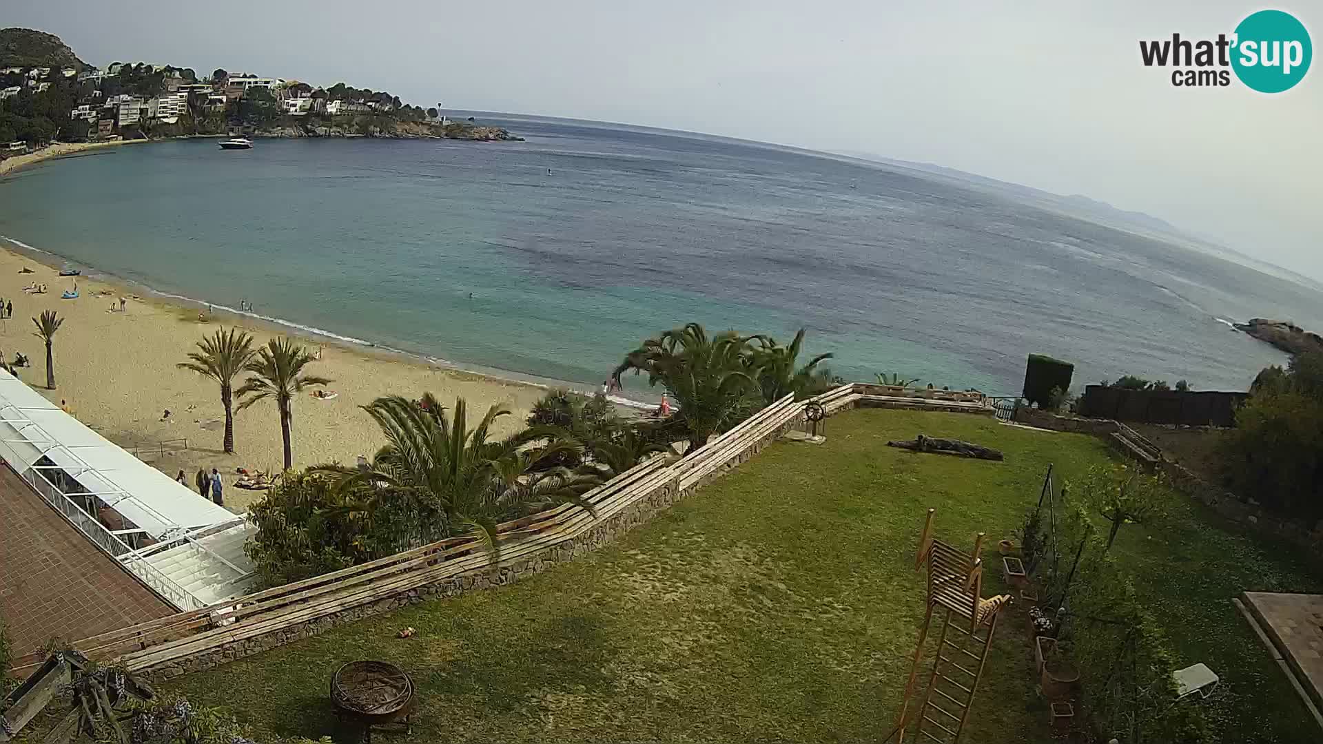Platja de l’Almadrava beach Live Webcam Roses – Costa Brava – Spain