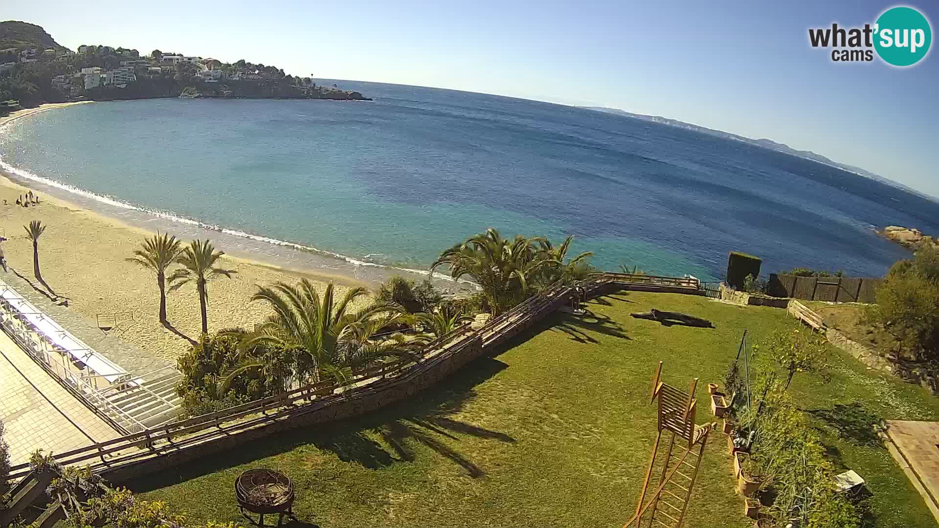 Plaža de l’Almadrava Spletna kamera Roses – Costa Brava – Španija