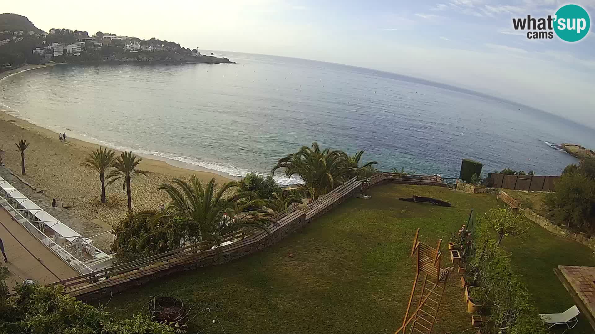 Platja de l’Almadrava beach Live Webcam Roses – Costa Brava – Spain