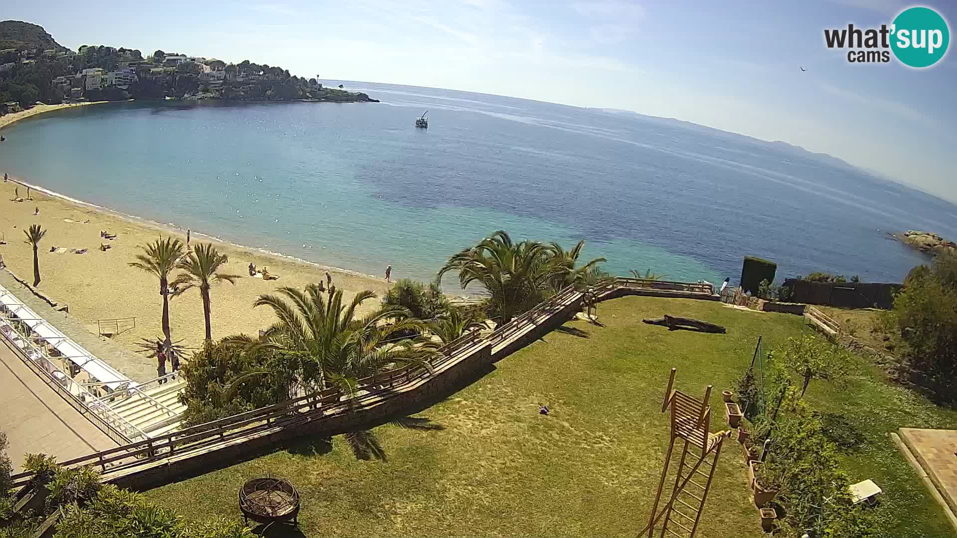 Playa de l’Almadrava camera en vivo Roses – Costa Brava – Espana