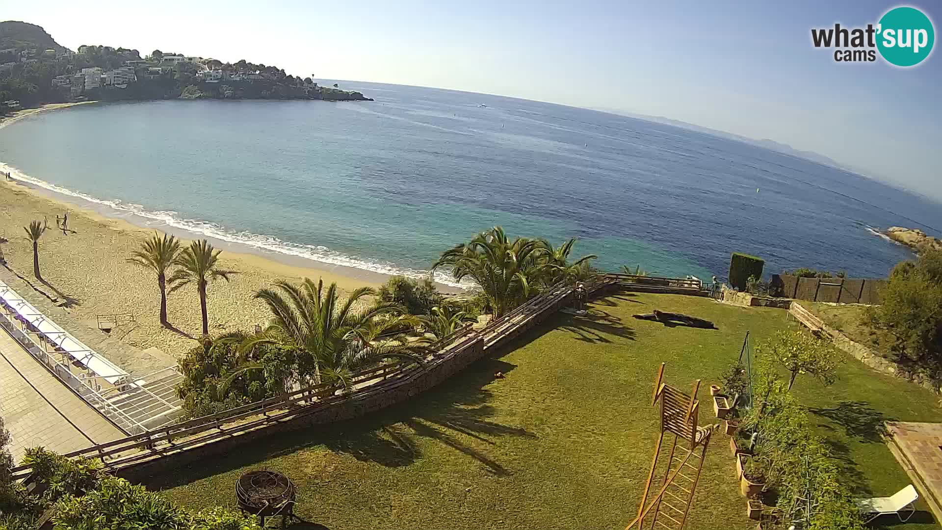 Plaža de l’Almadrava Spletna kamera Roses – Costa Brava – Španija