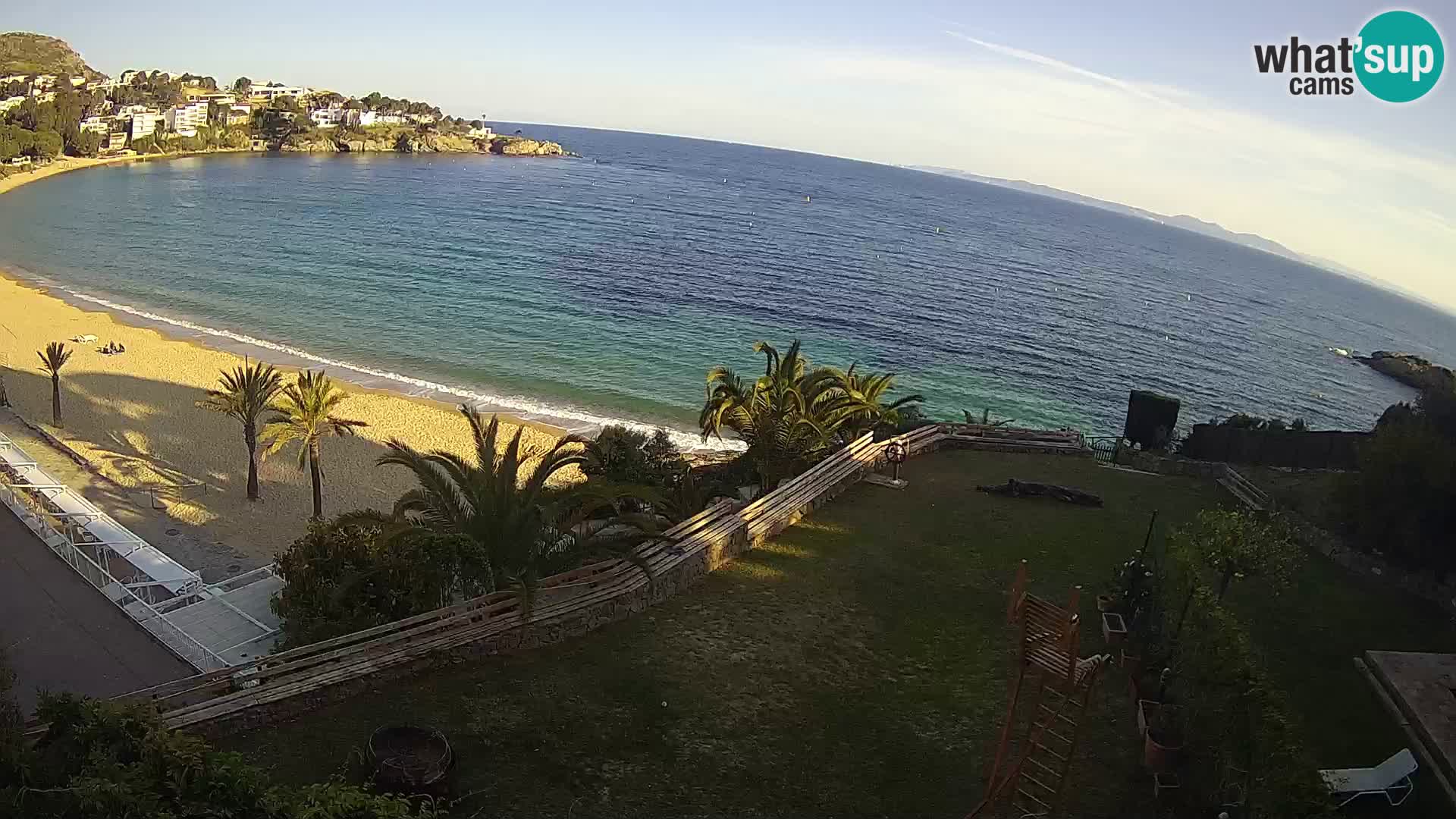 Platja de l’Almadrava beach Live Webcam Roses – Costa Brava – Spain