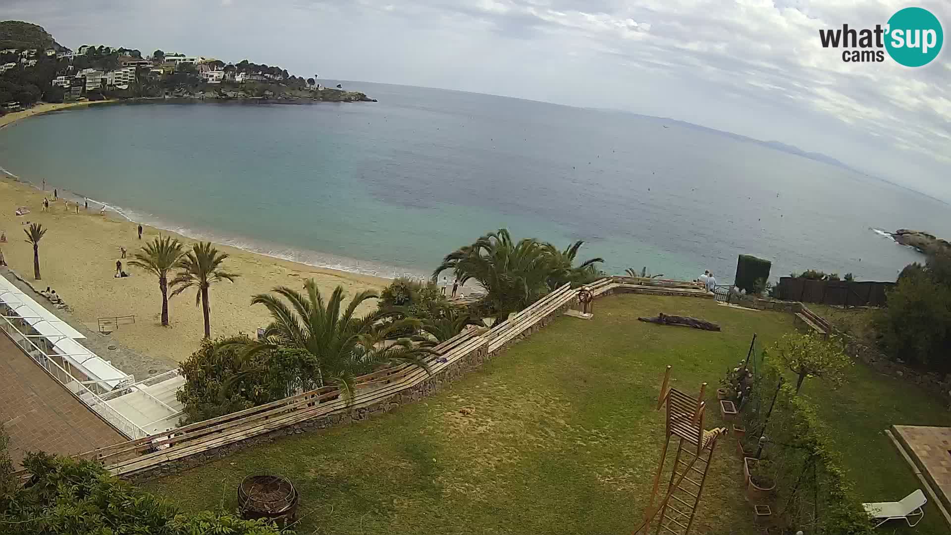 Platja de l’Almadrava beach Live Webcam Roses – Costa Brava – Spain