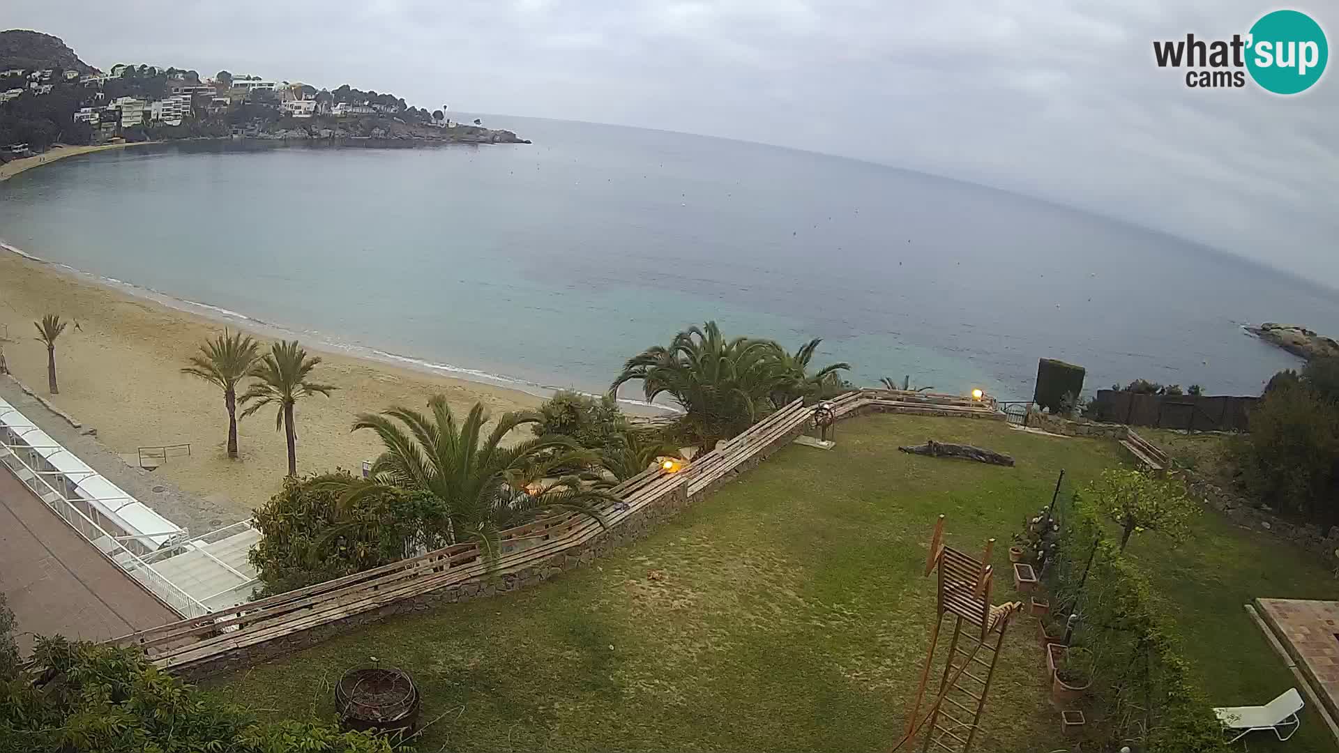 Plaža de l’Almadrava Spletna kamera Roses – Costa Brava – Španija