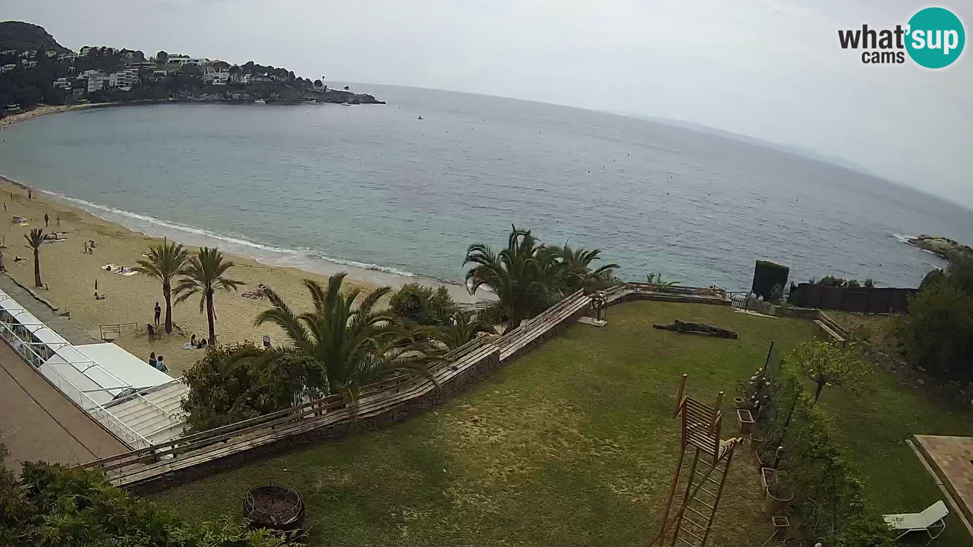 Plaža de l’Almadrava Spletna kamera Roses – Costa Brava – Španija