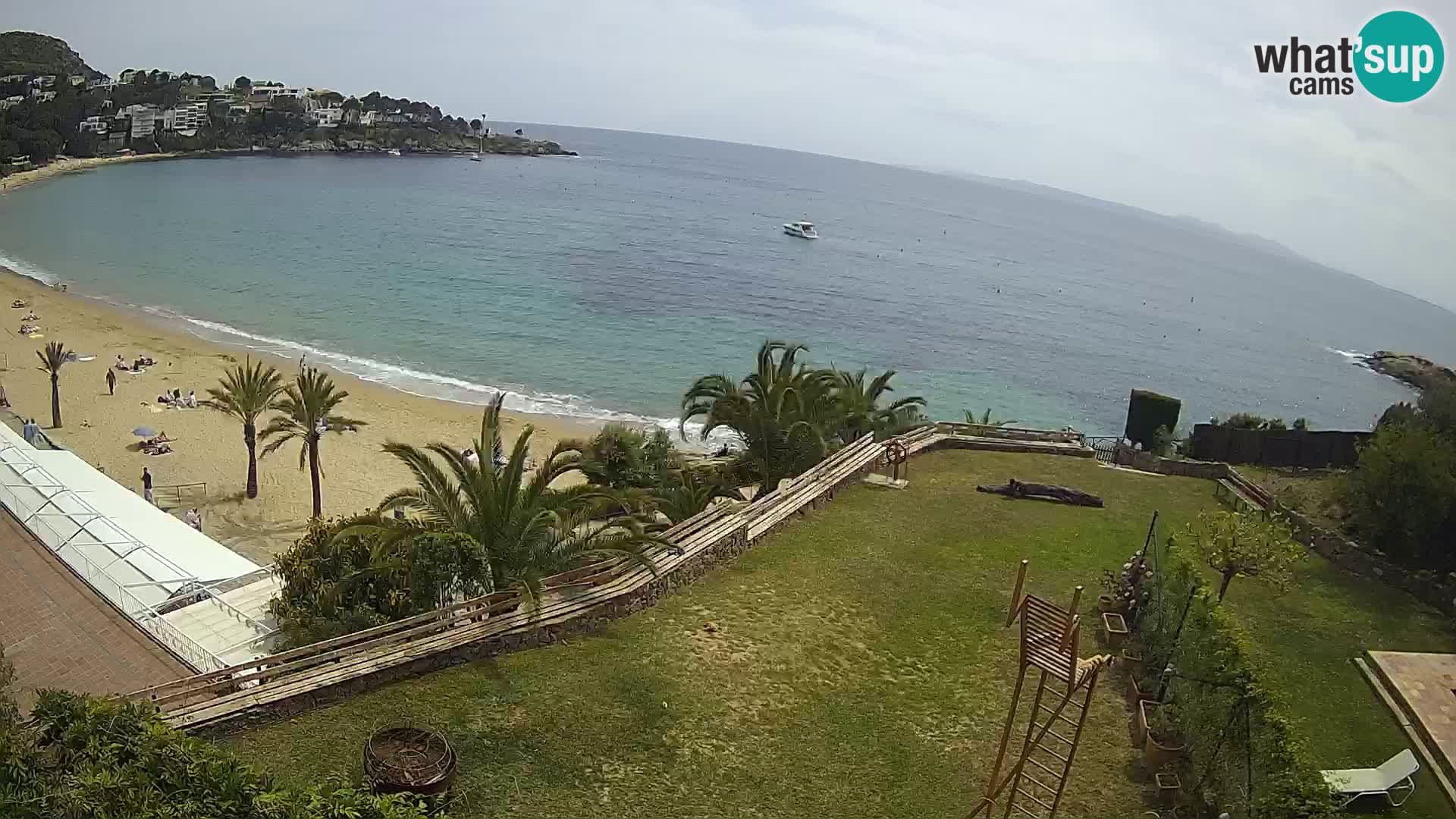 Platja de l’Almadrava beach Live Webcam Roses – Costa Brava – Spain