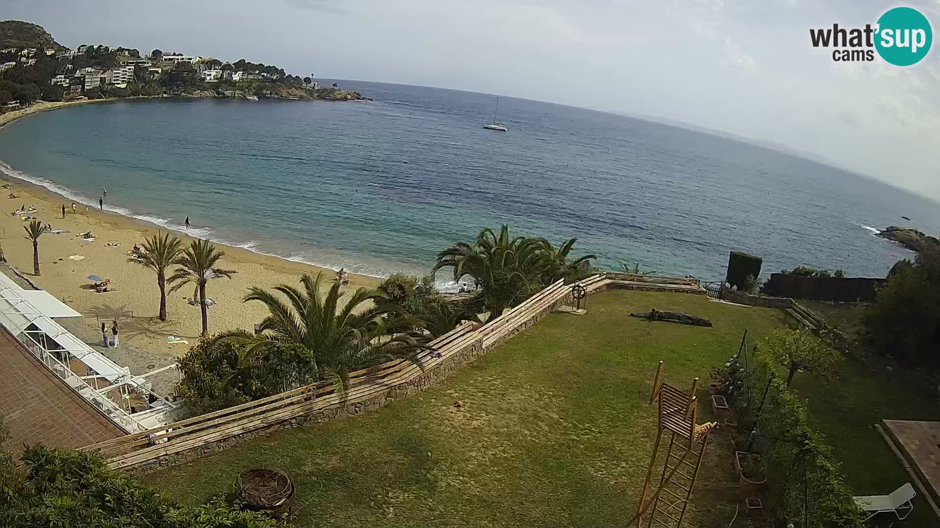 Playa de l’Almadrava camera en vivo Roses – Costa Brava – Espana