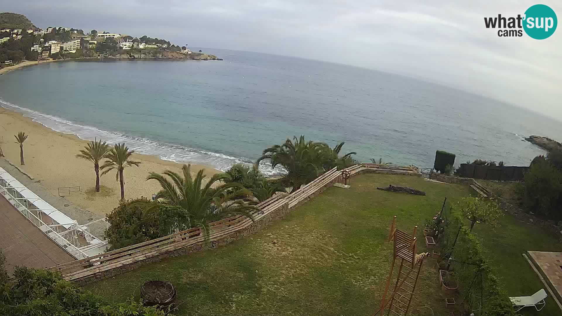Platja de l’Almadrava beach Live Webcam Roses – Costa Brava – Spain