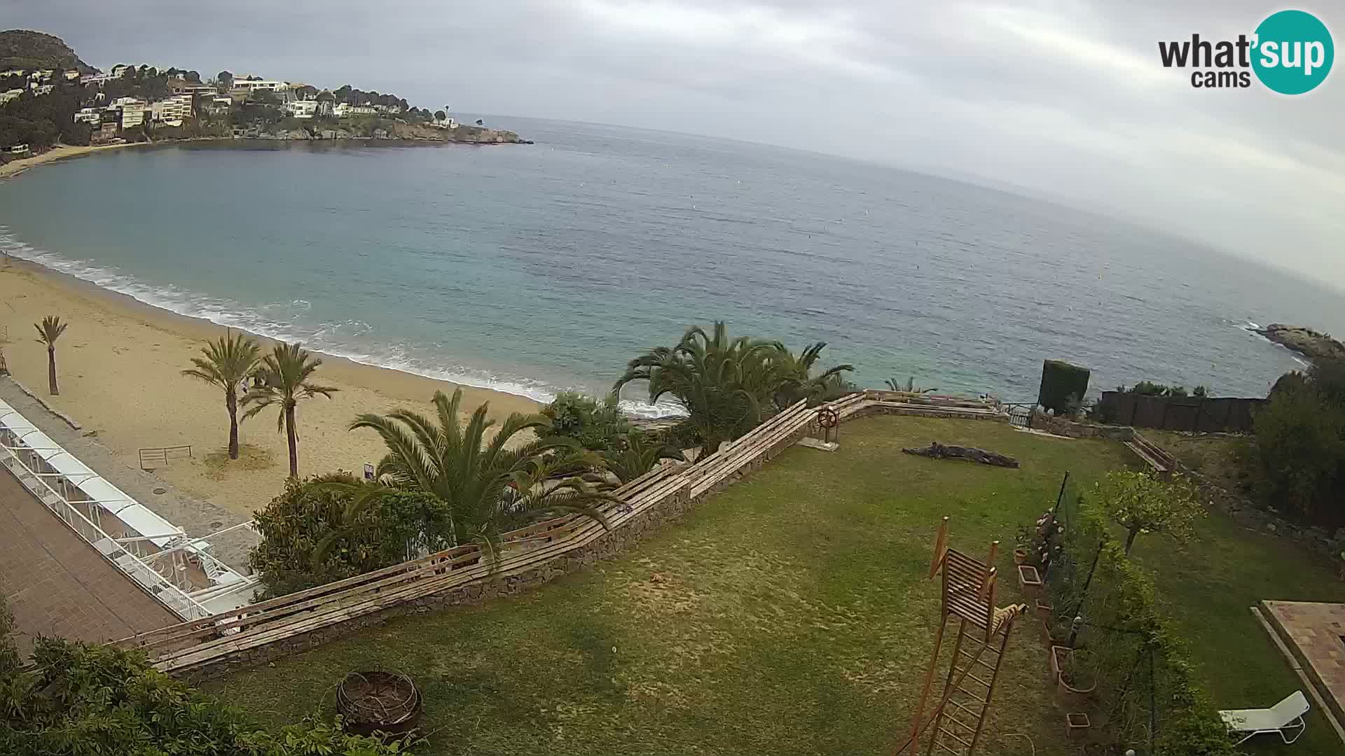 Plaža de l’Almadrava Spletna kamera Roses – Costa Brava – Španija