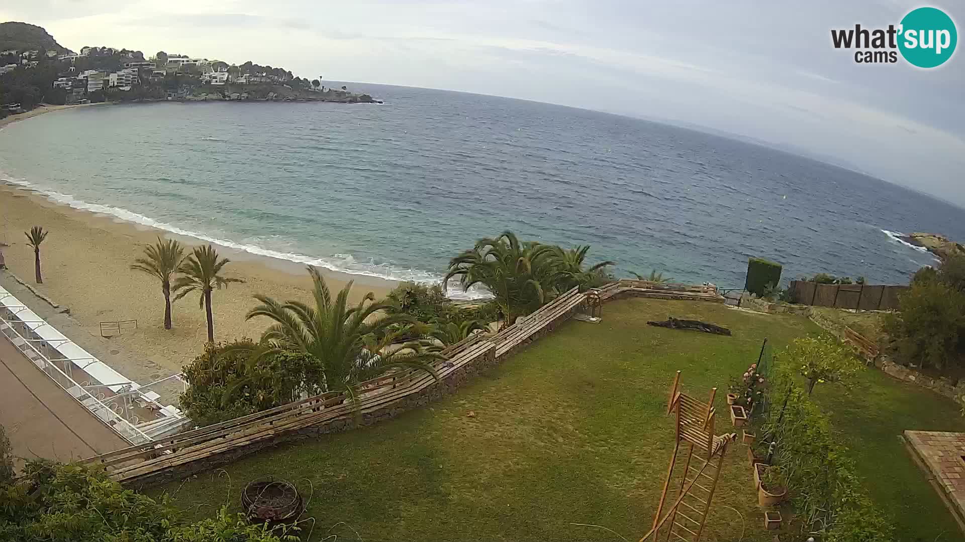 Platja de l’Almadrava beach Live Webcam Roses – Costa Brava – Spain