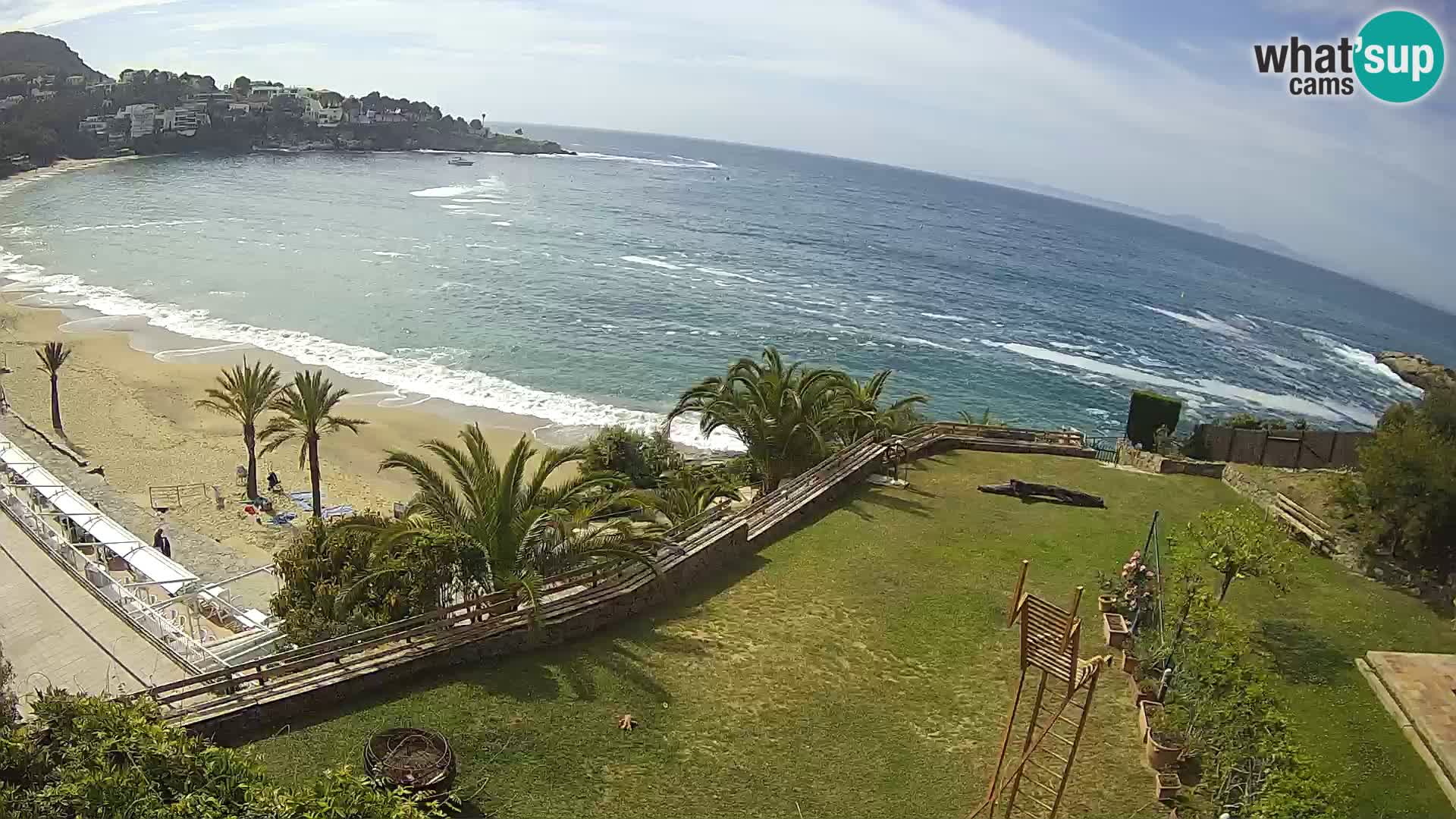 Platja de l’Almadrava beach Live Webcam Roses – Costa Brava – Spain