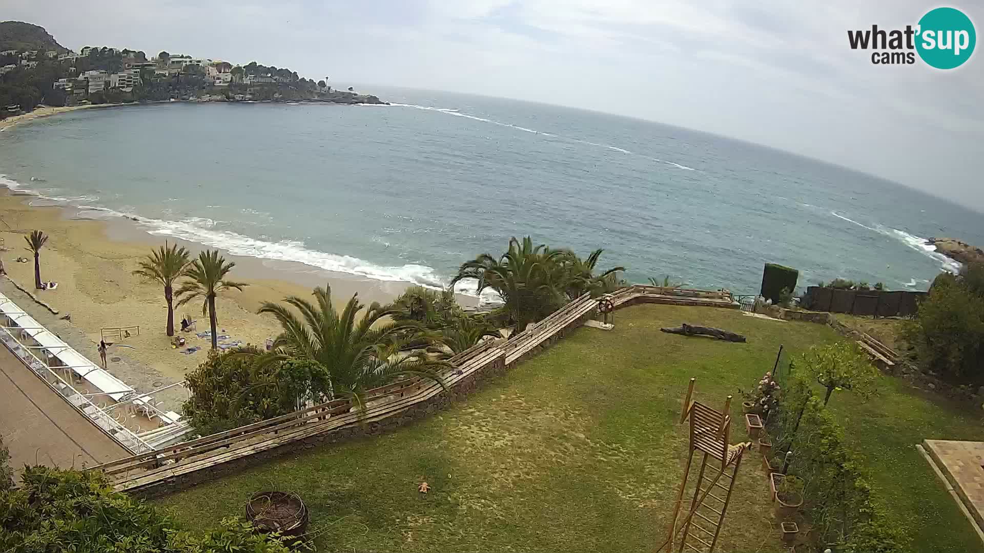 Platja de l’Almadrava beach Live Webcam Roses – Costa Brava – Spain