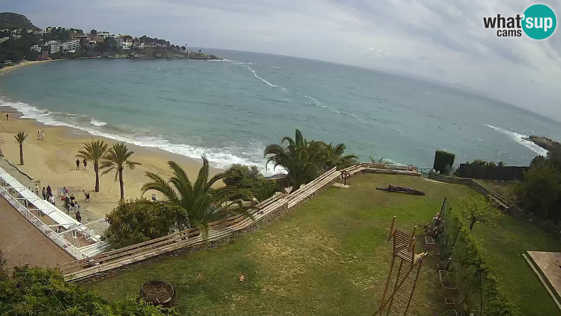 Platja de l’Almadrava beach Live Webcam Roses – Costa Brava – Spain